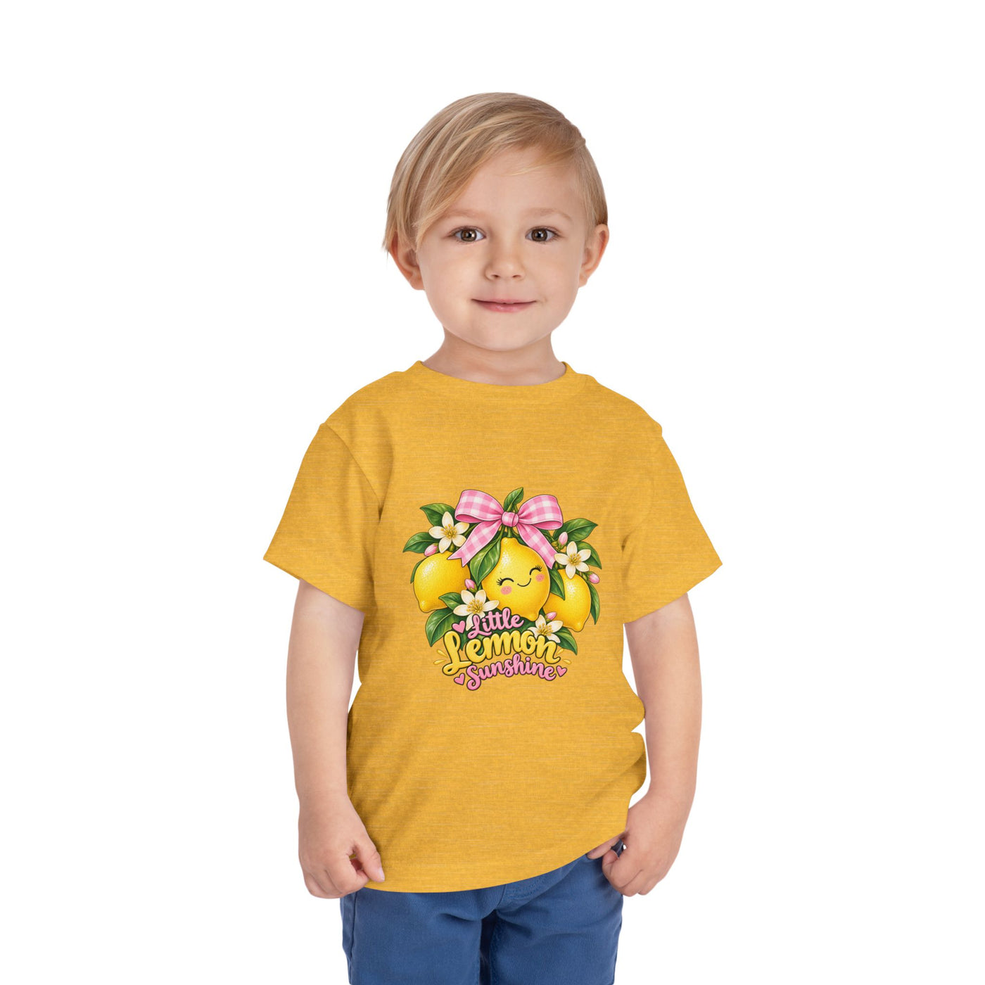 Toddler Tee — Little Lemon Sunshine Cute Fruit Graphic Shirt