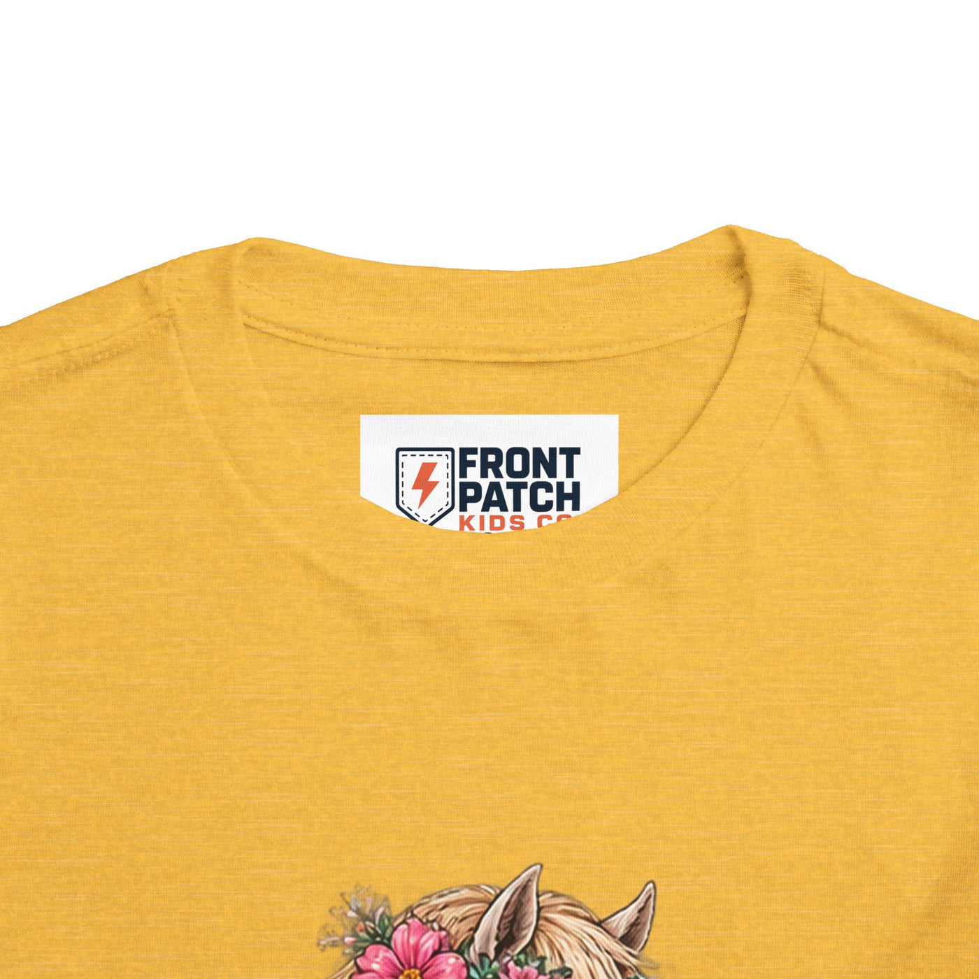 Toddler Tee — Floral Horse "Kind Hearts Bright Days" Cute Pony Shirt