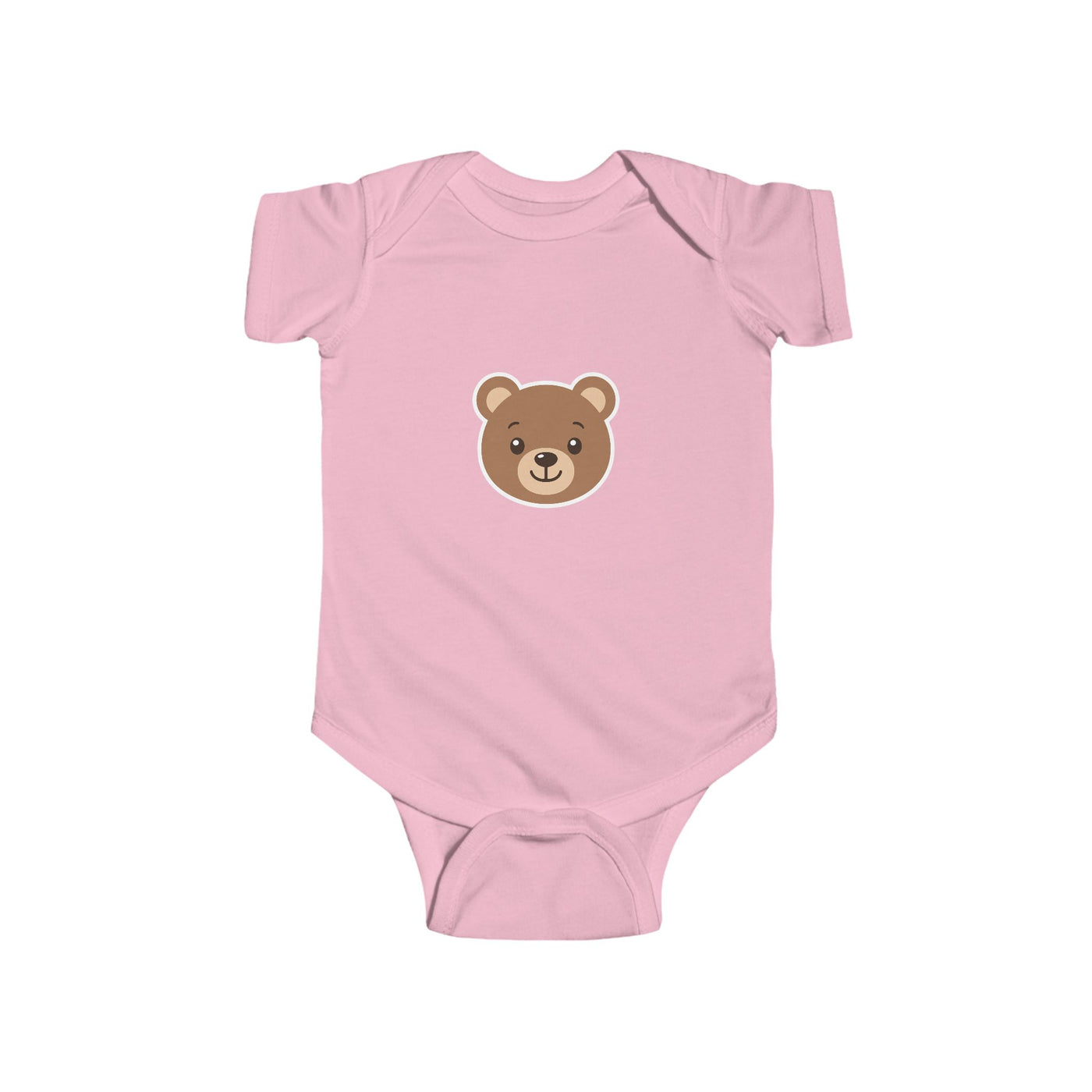 Cute Bear Infant Bodysuit - Baby Bear Face Onesie, Newborn Shower Gift