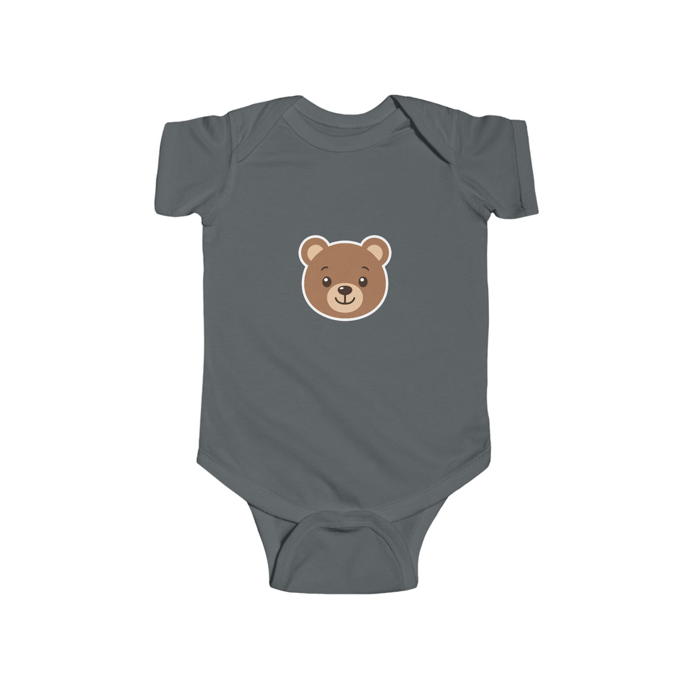 Cute Bear Infant Bodysuit - Baby Bear Face Onesie, Newborn Shower Gift