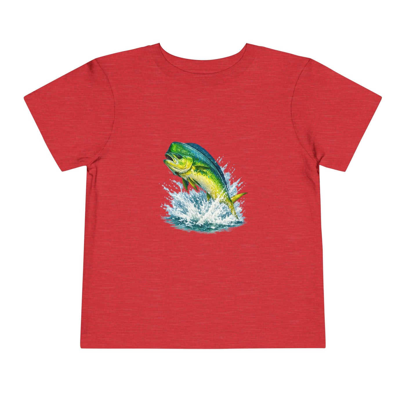 Toddler Tee — Colorful Leaping Mahi Mahi Fish Graphic