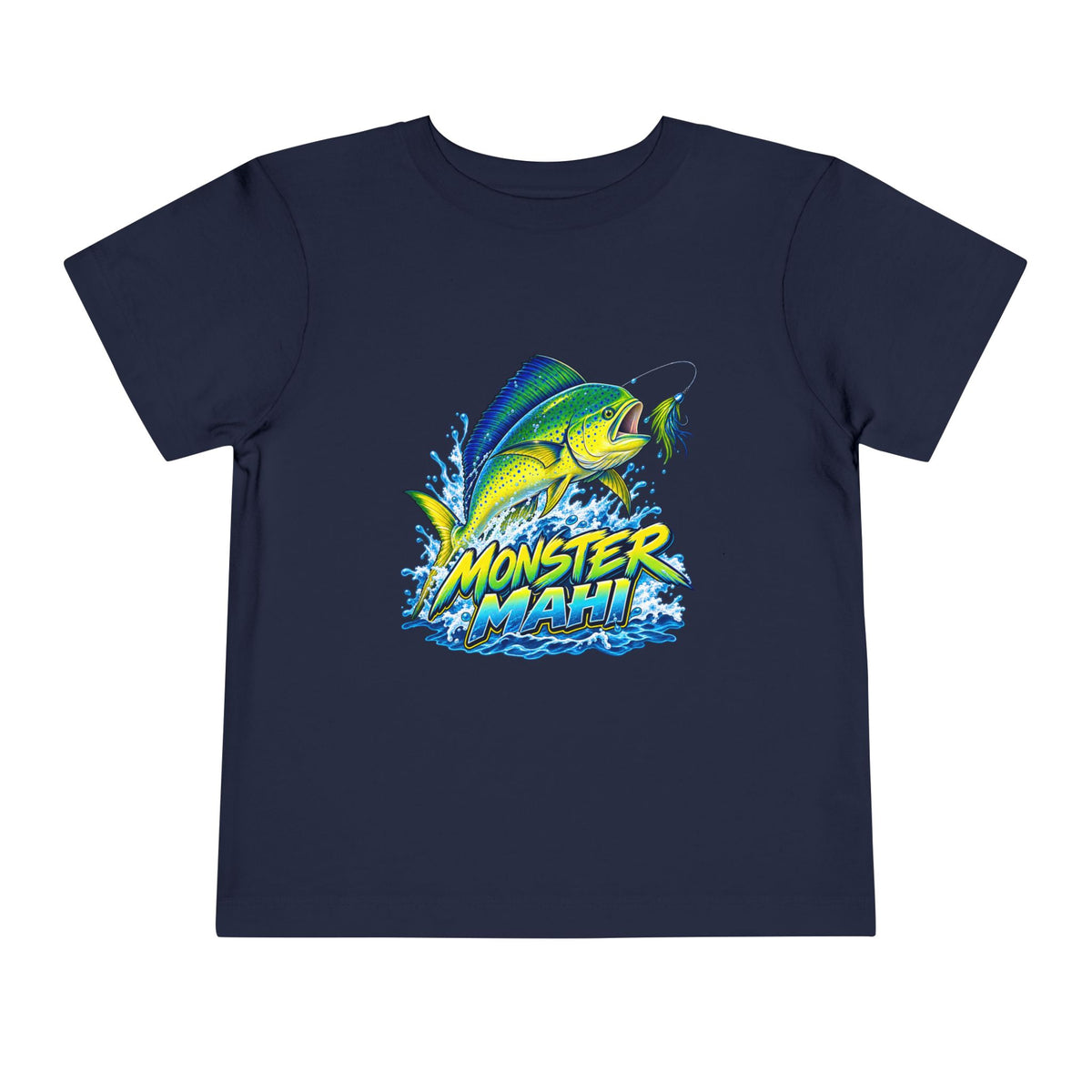 Toddler Tee — 'Monster Mahi' Fishing Graphic Kids Shirt