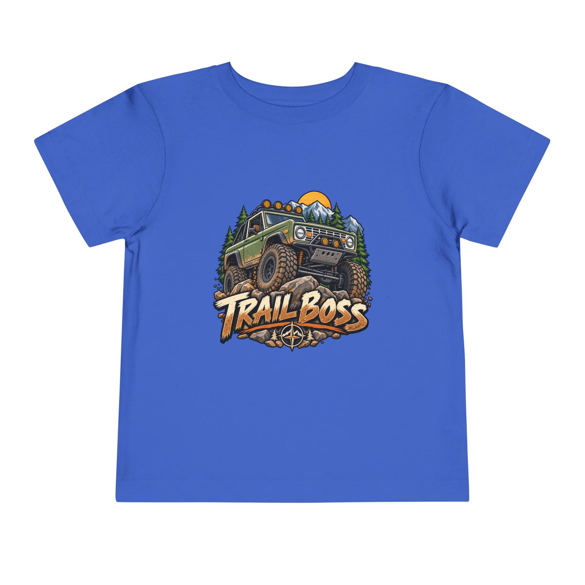 Toddler Tee - 'Trail Boss' Off-Road Jeep Graphic Shirt for Kids