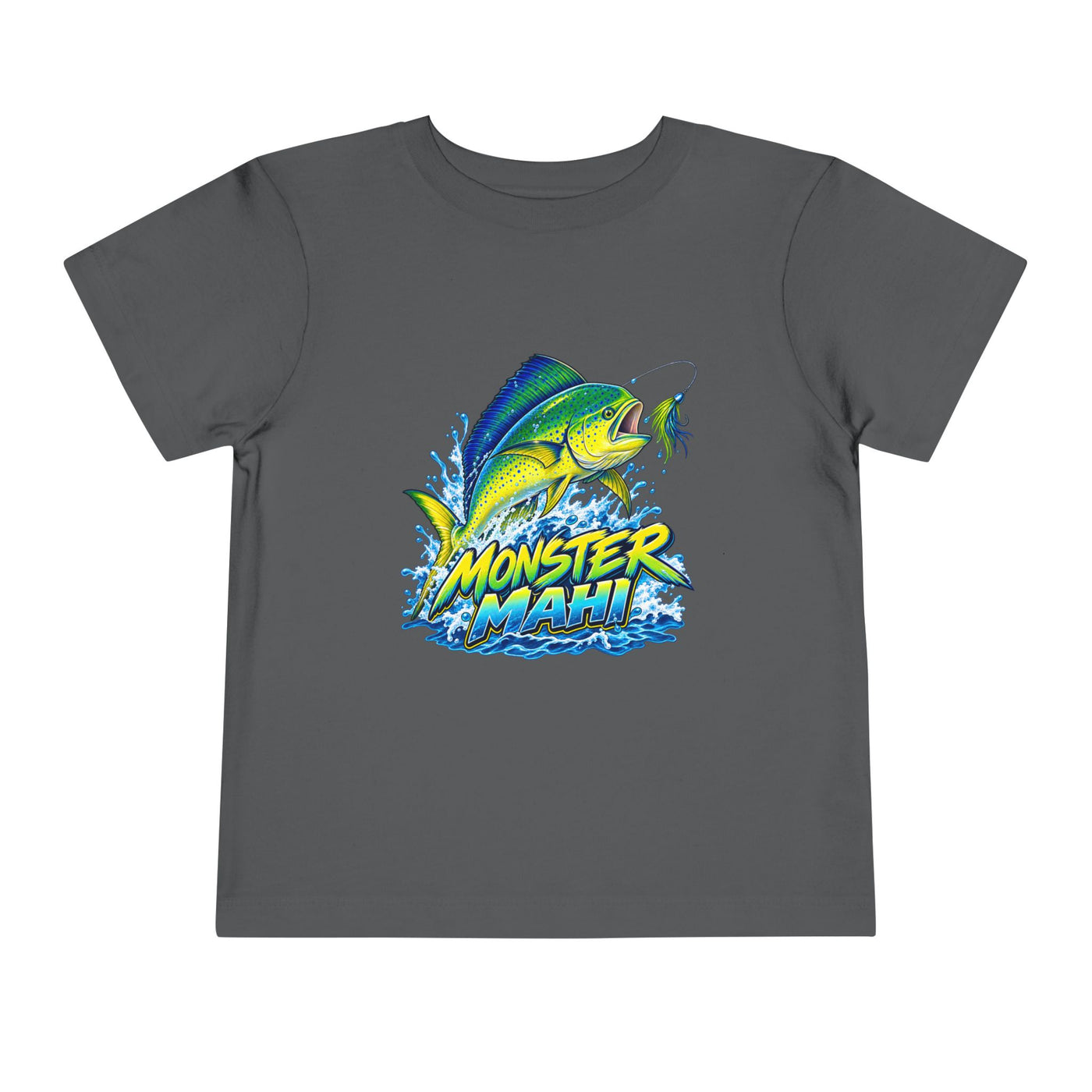 Toddler Tee — 'Monster Mahi' Fishing Graphic Kids Shirt