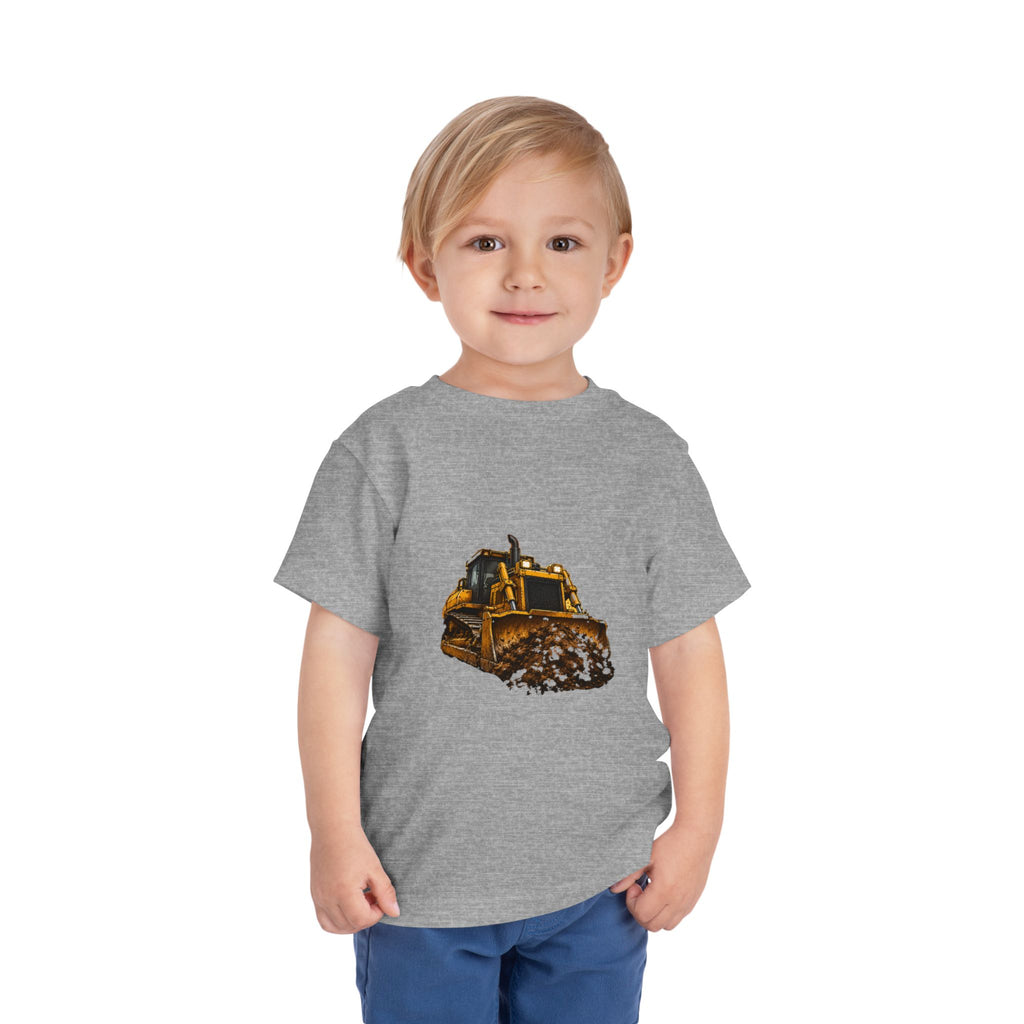 Toddler Bulldozer Tee - Construction Truck Kids Shirt