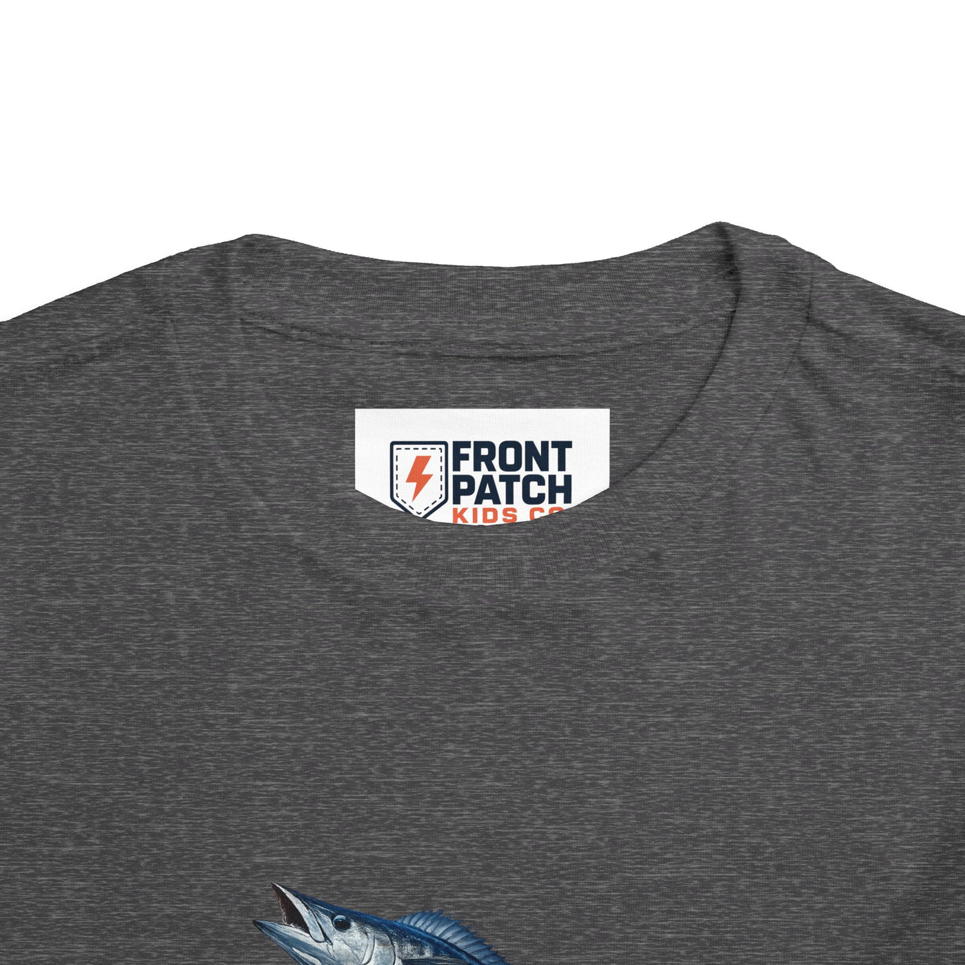 Toddler Tee - Blue Leaping Tuna Fish Graphic