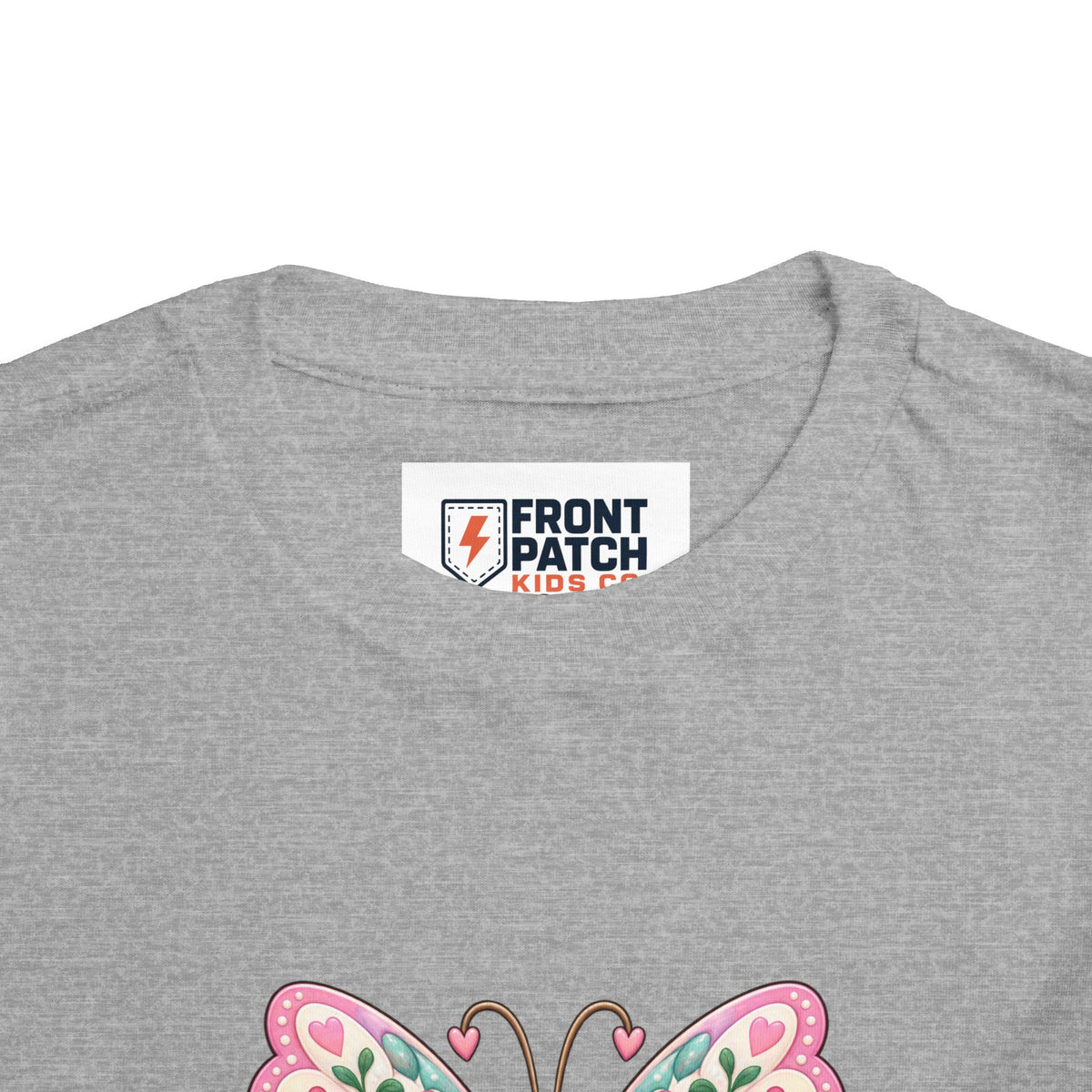 Toddler Tee — Pink Butterfly “Be Kind Be You” Floral Graphic
