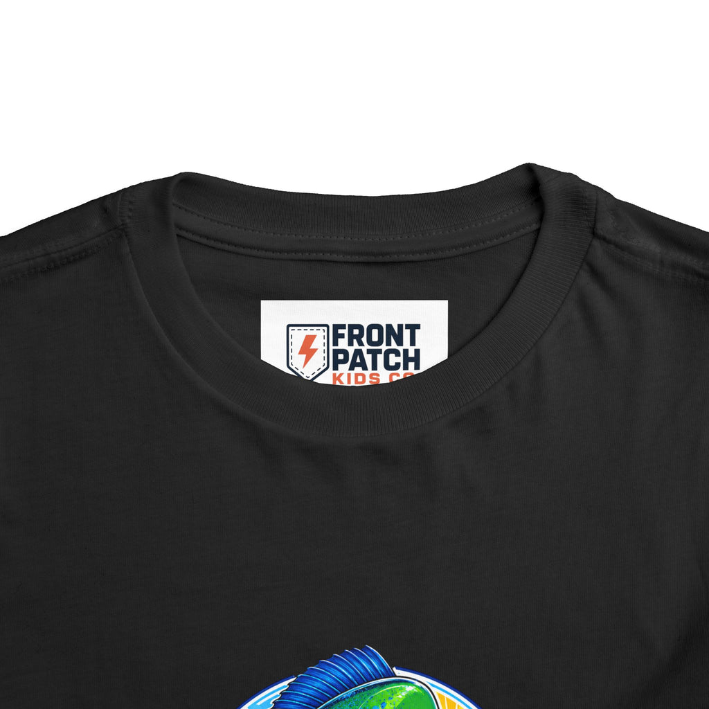 Toddler Tee — Colorful Mahi Mahi Fish Surf Ocean Graphic
