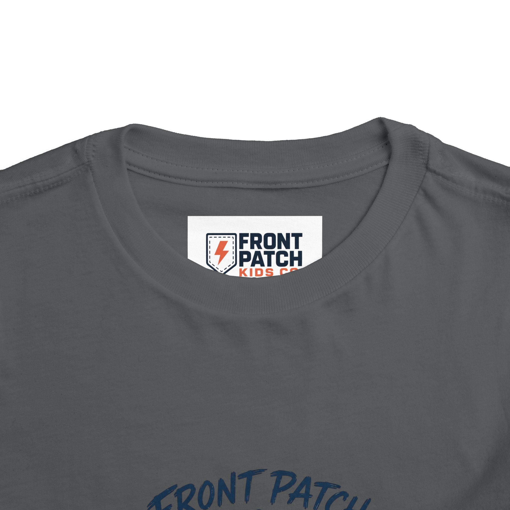 Toddler Shark Tee - "Front Patch" Ocean Shark Graphic Kids Shirt