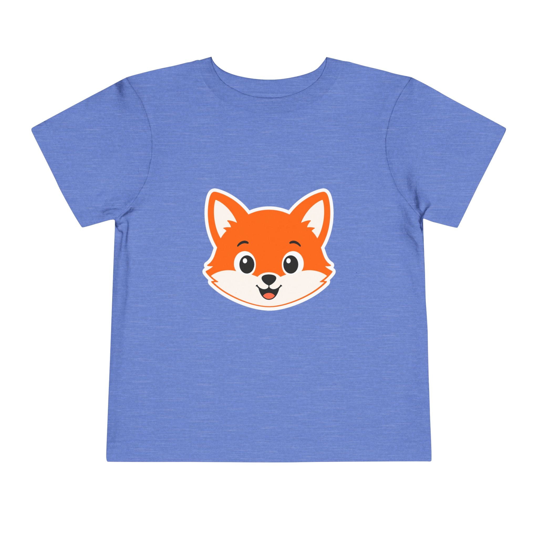 Toddler Tee — Cute Smiling Fox Face Kids Shirt