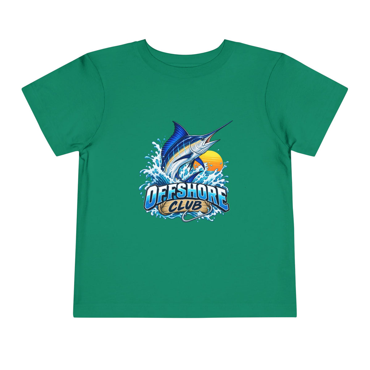 Toddler Tee — "Offshore Club" Marlin Surf & Sunset Kids Shirt