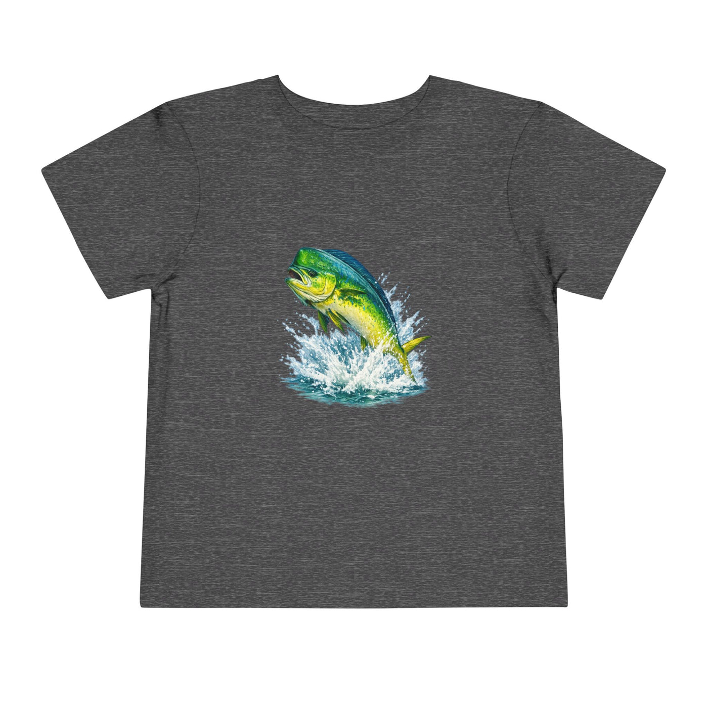 Toddler Tee — Colorful Leaping Mahi Mahi Fish Graphic