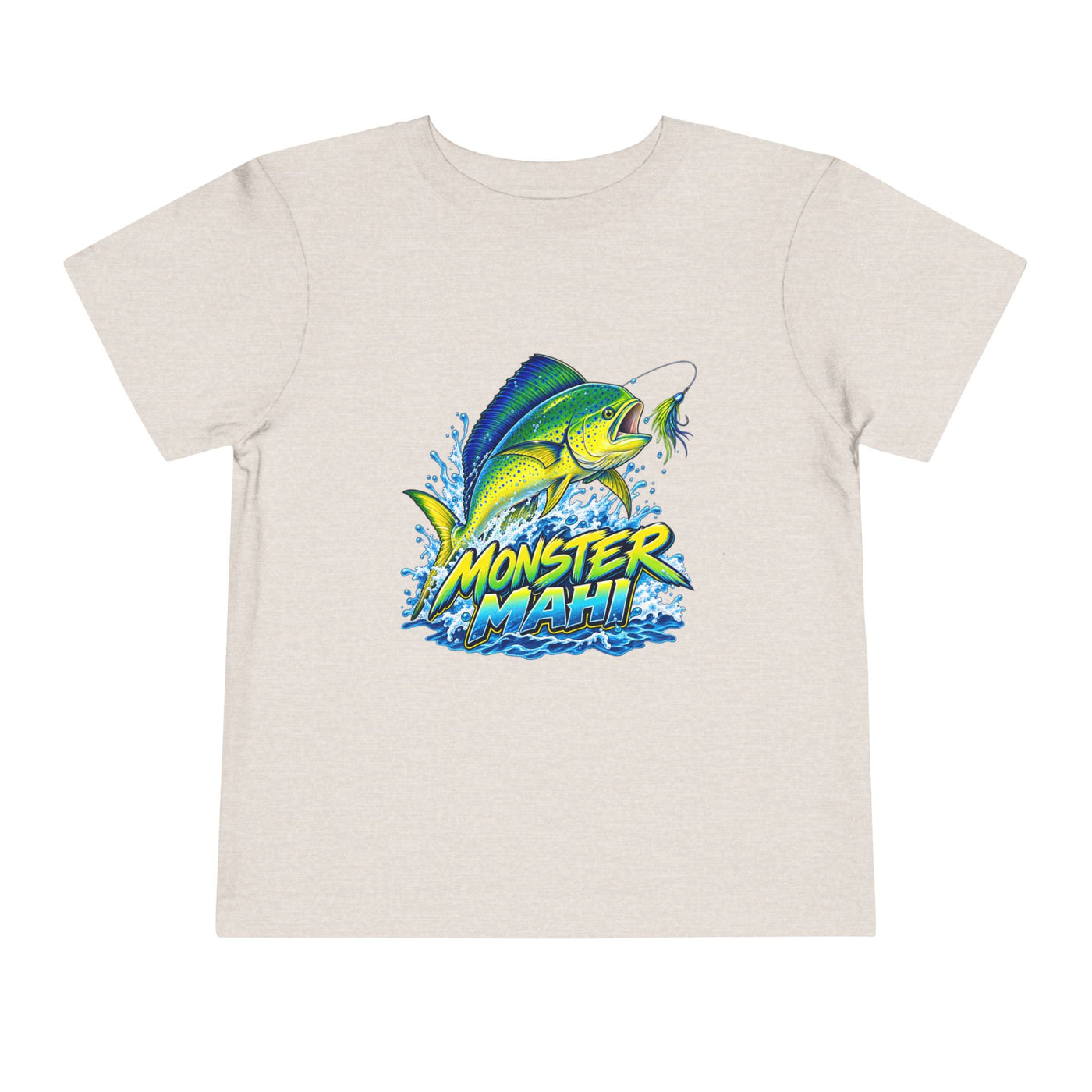 Toddler Tee — 'Monster Mahi' Fishing Graphic Kids Shirt