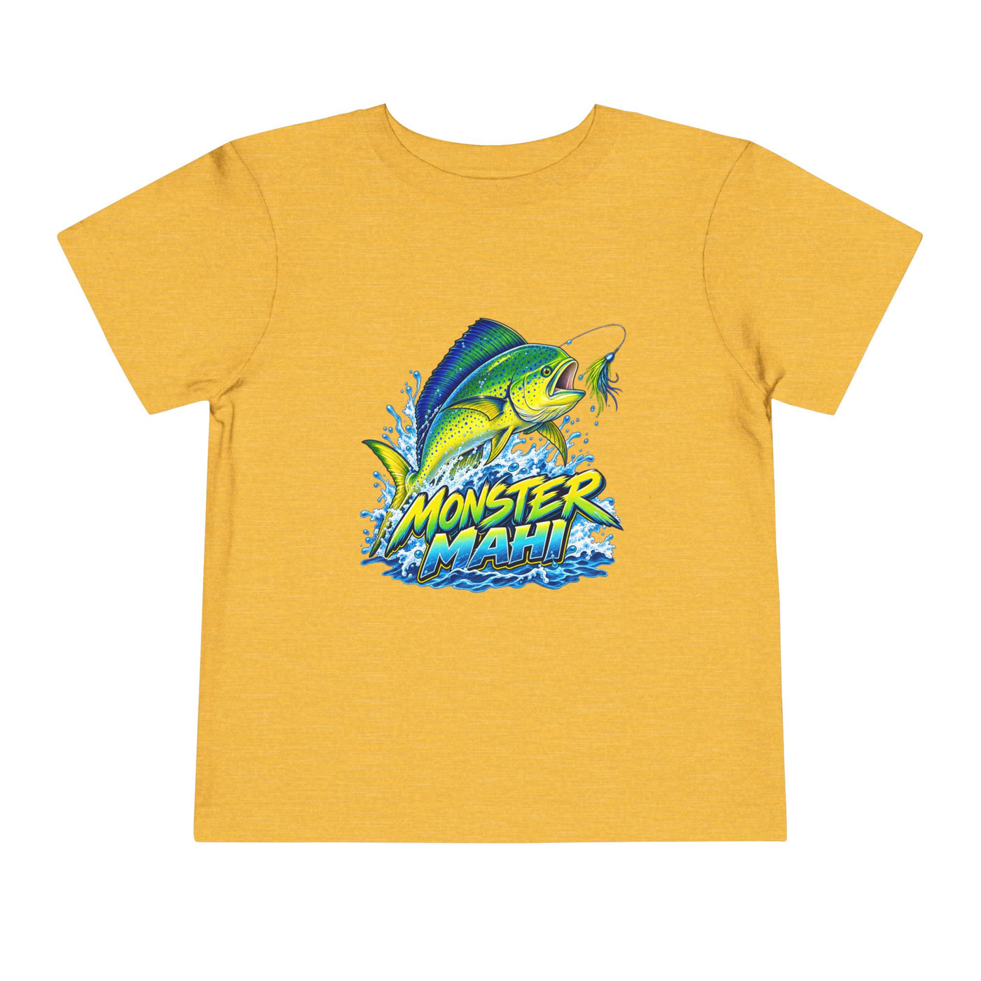 Toddler Tee — 'Monster Mahi' Fishing Graphic Kids Shirt