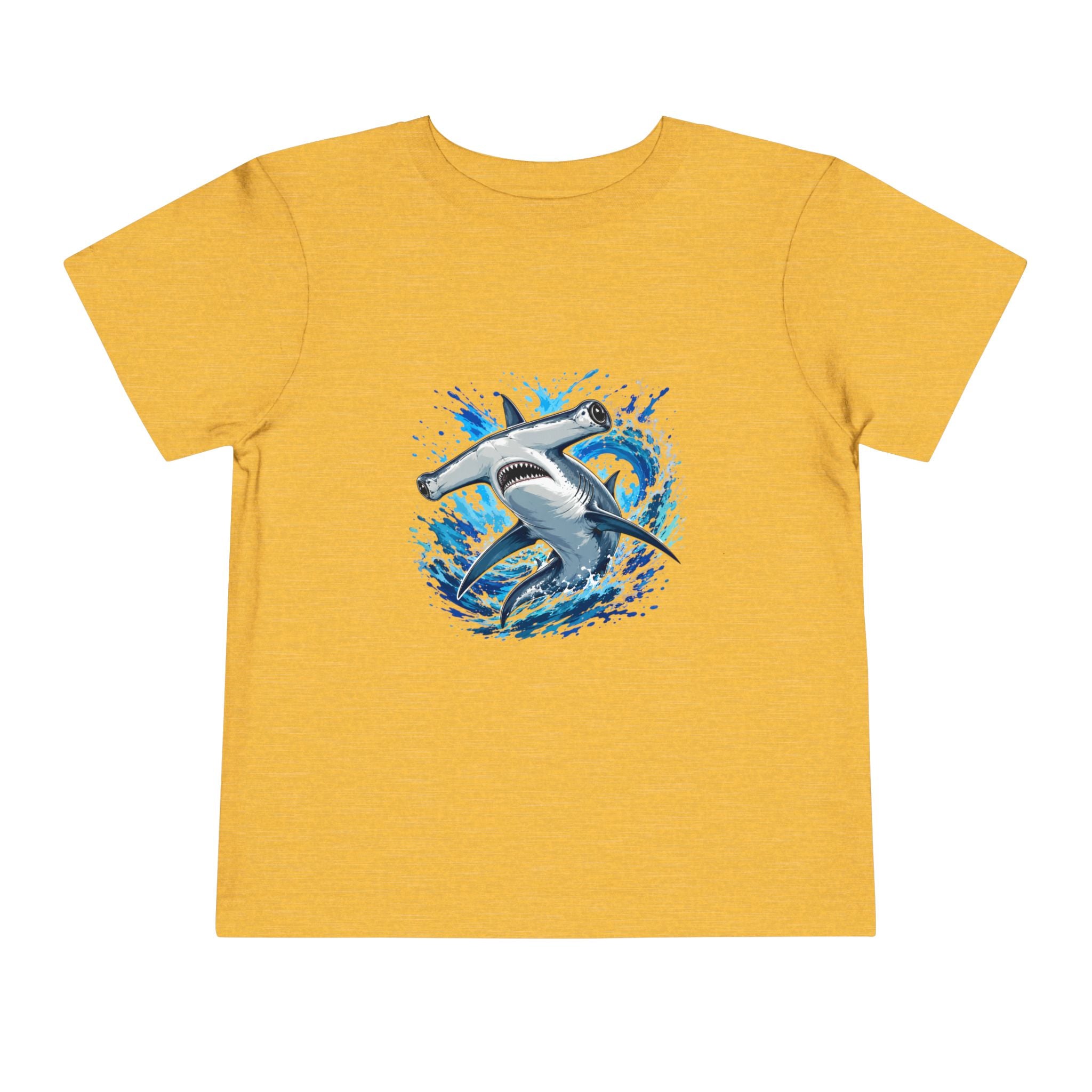 Toddler Shark T-Shirt – Playful Hammerhead Splash Tee for Kids