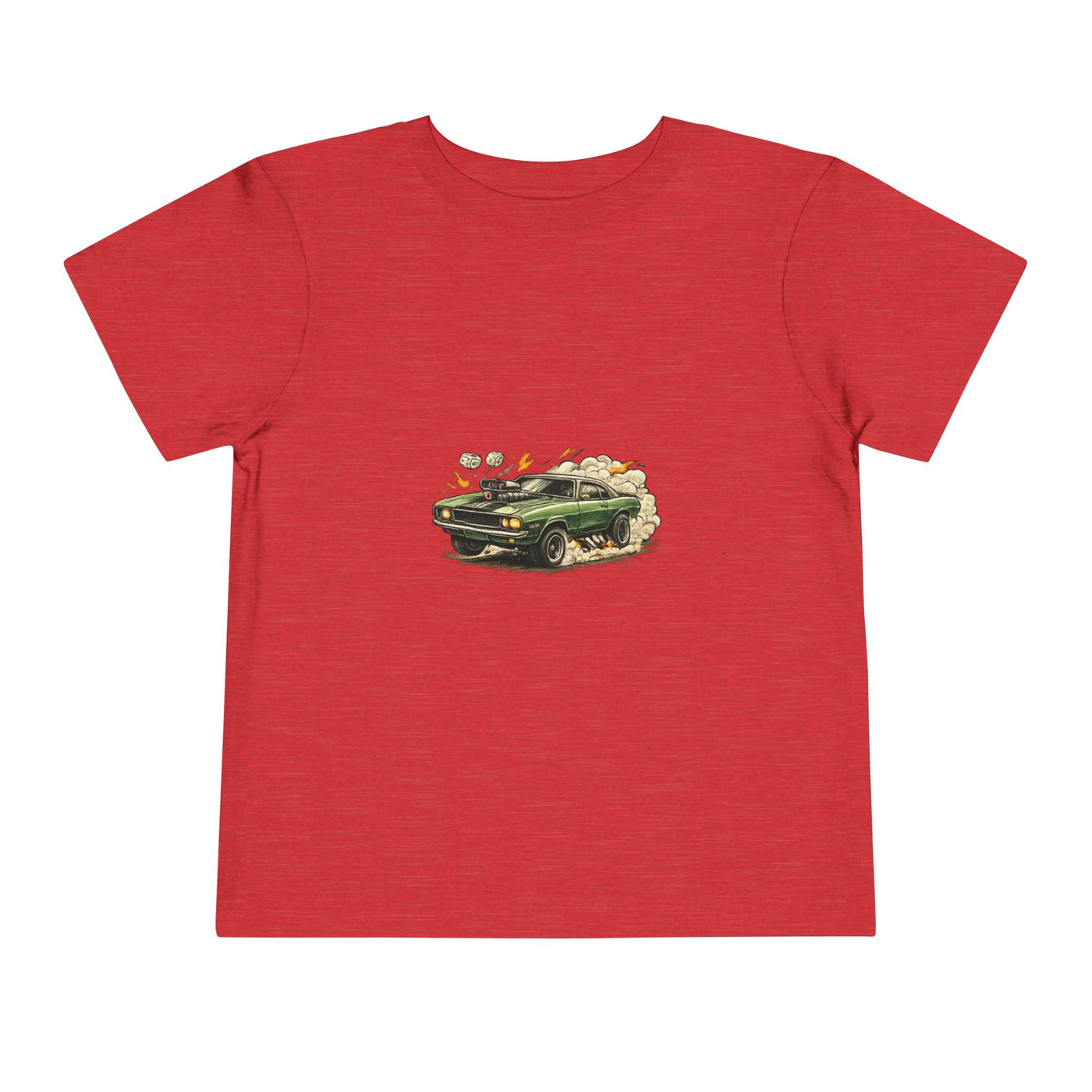 Toddler Tee – Vintage Green Truck Graphic