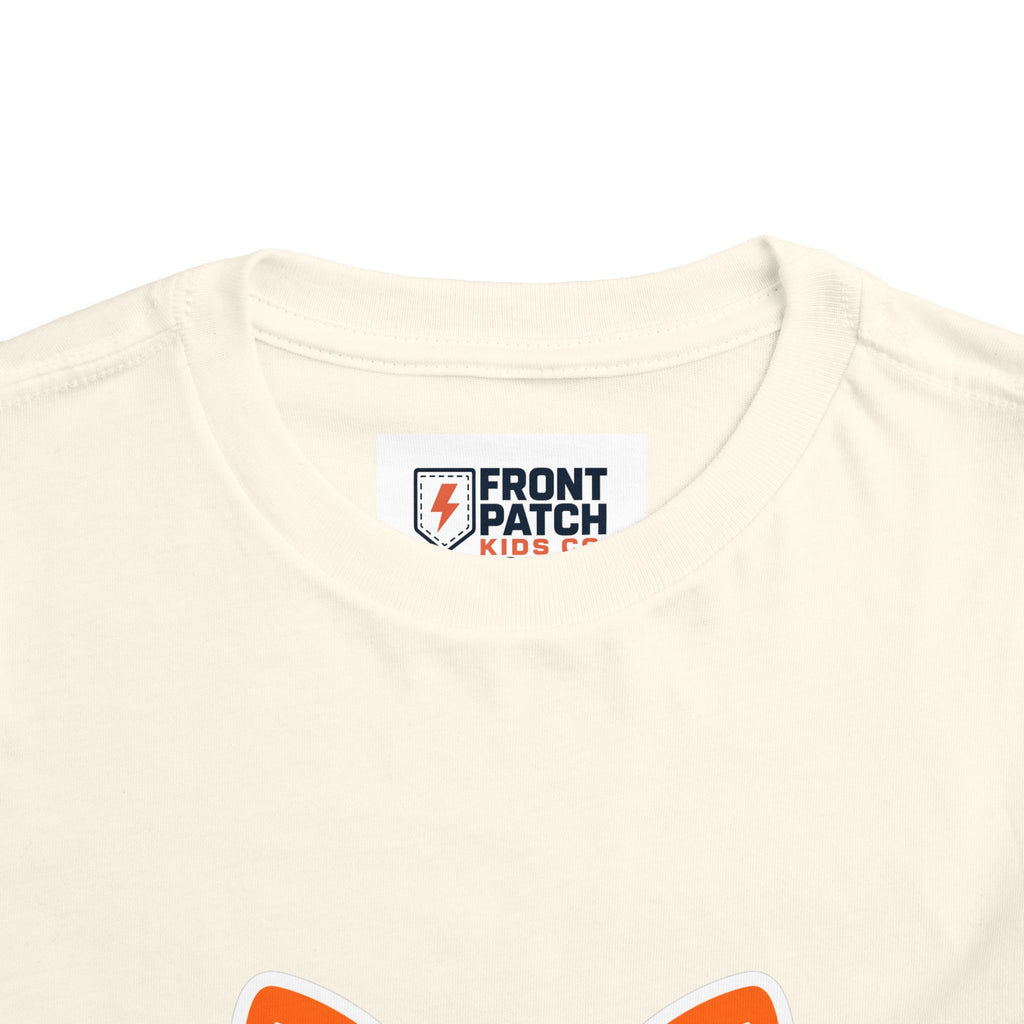 Toddler Tee — Cute Smiling Fox Face Kids Shirt