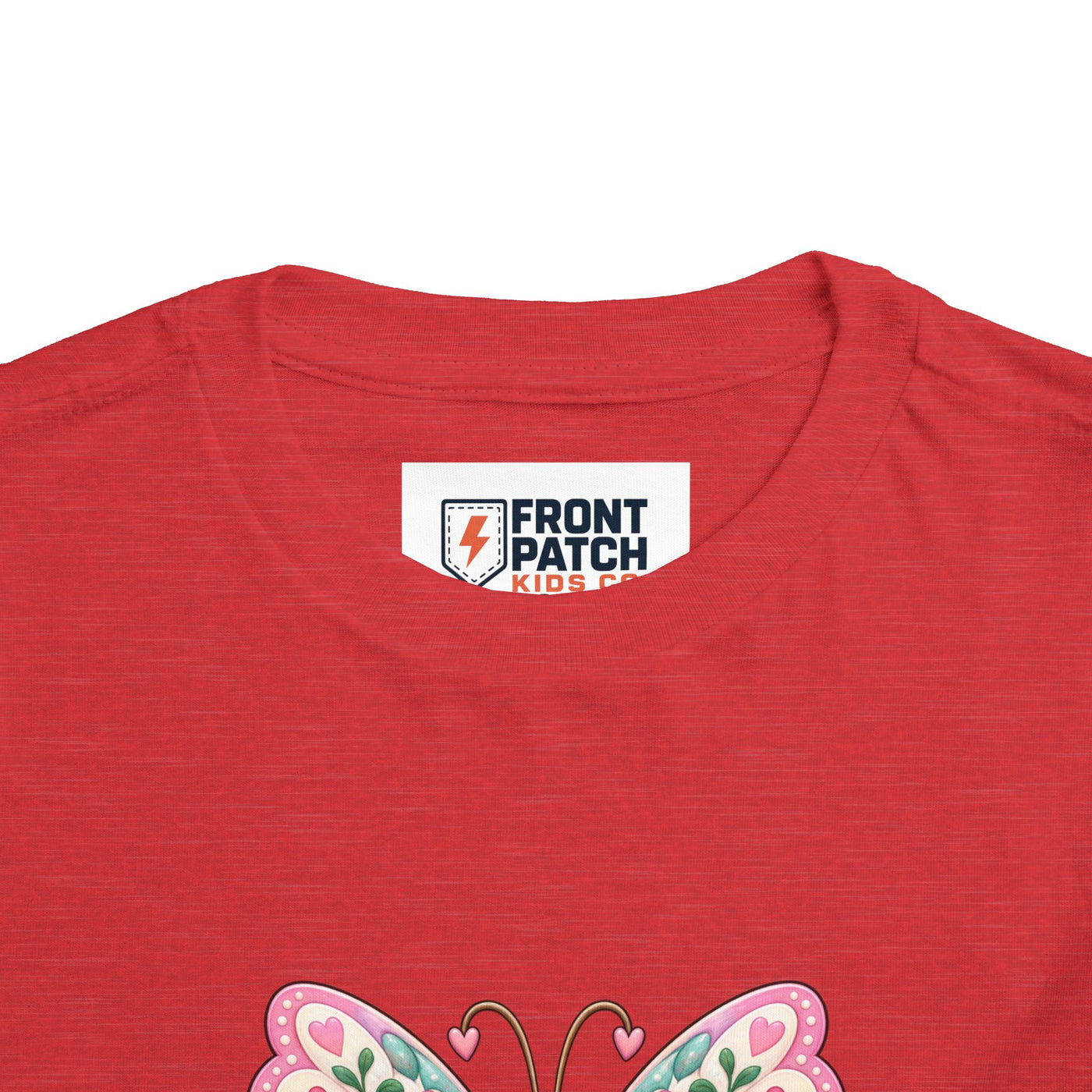 Toddler Tee — Pink Butterfly “Be Kind Be You” Floral Graphic