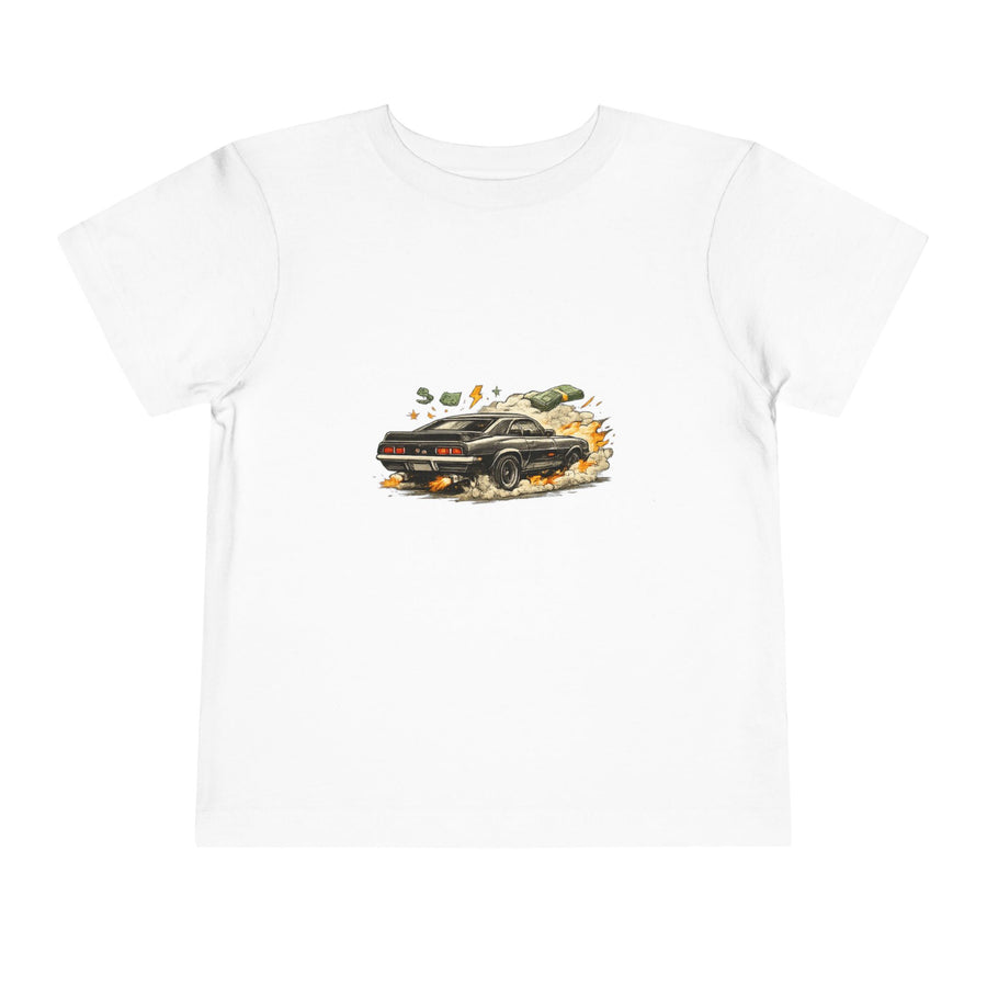 Toddler Tee — Vintage Muscle Car Racing Graphic Shirt