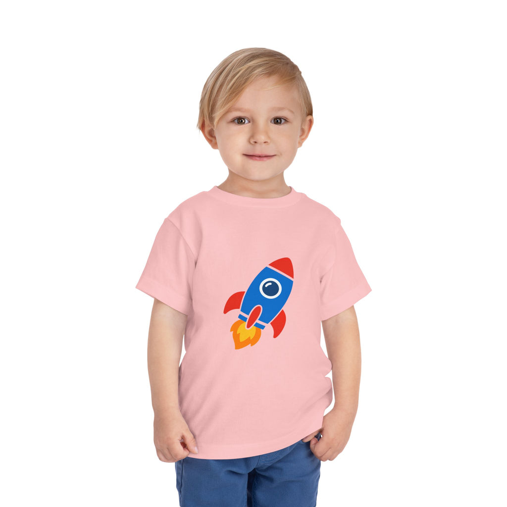 Toddler Rocket Tee — Cute Kids Space Shirt