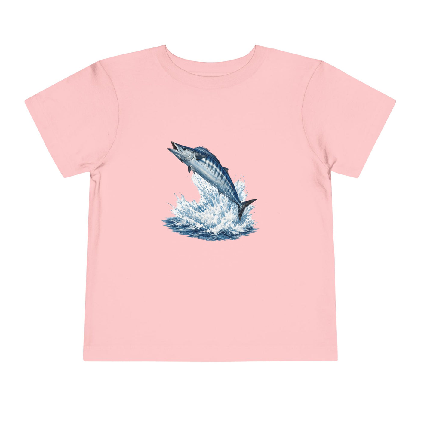 Toddler Tee - Blue Leaping Tuna Fish Graphic