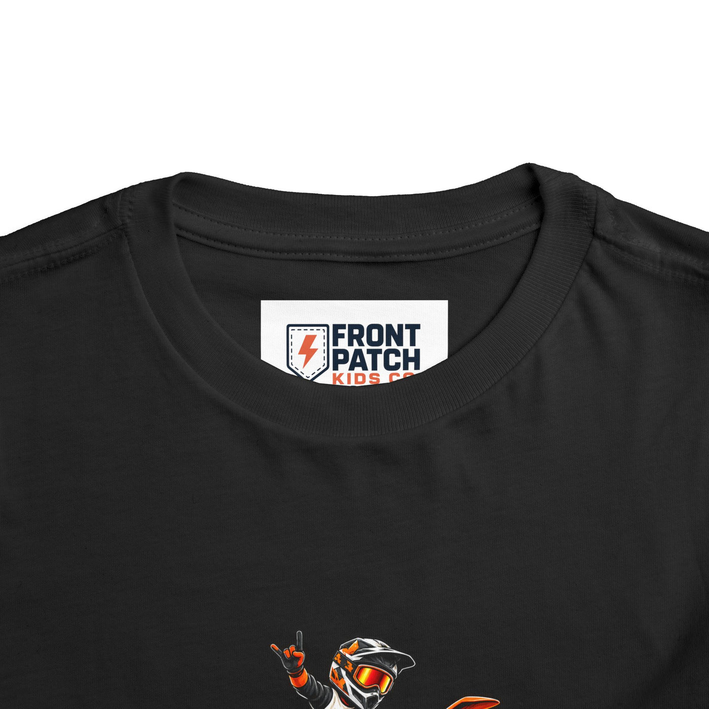 Toddler Tee — "Full Send" Dirt Bike Graphic