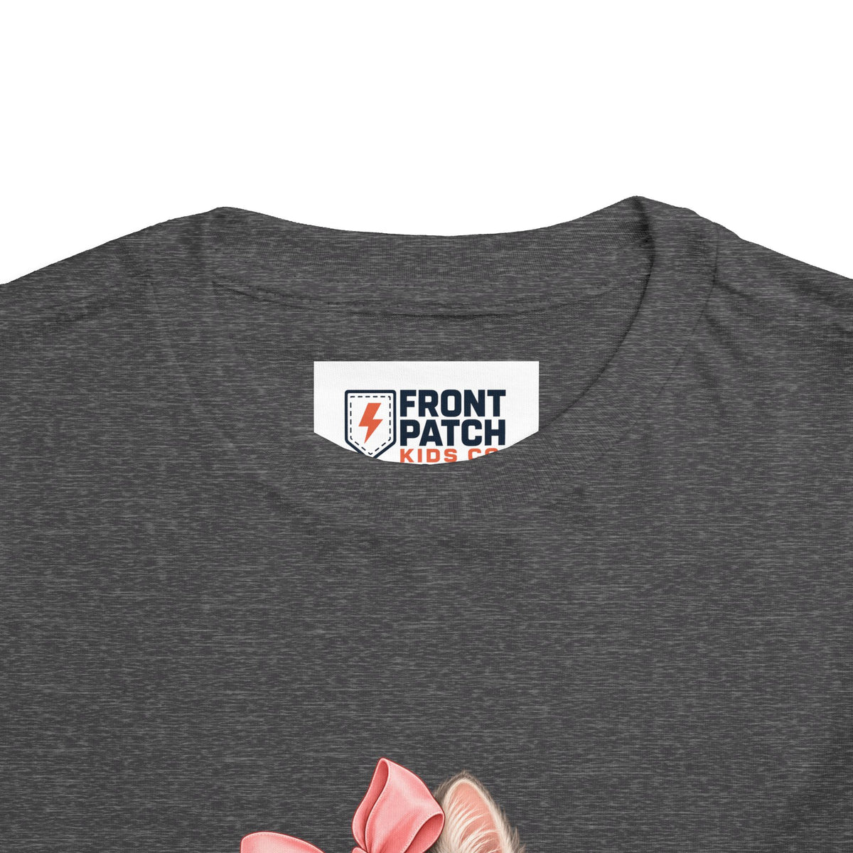 Toddler Tee — "Kitten Club" Cute Floral Bow Cat Shirt