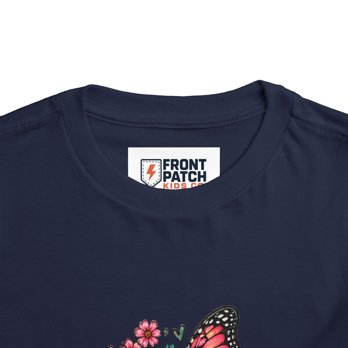 Toddler Tee — "Small Girl Big Dreams" Butterfly Floral Shirt