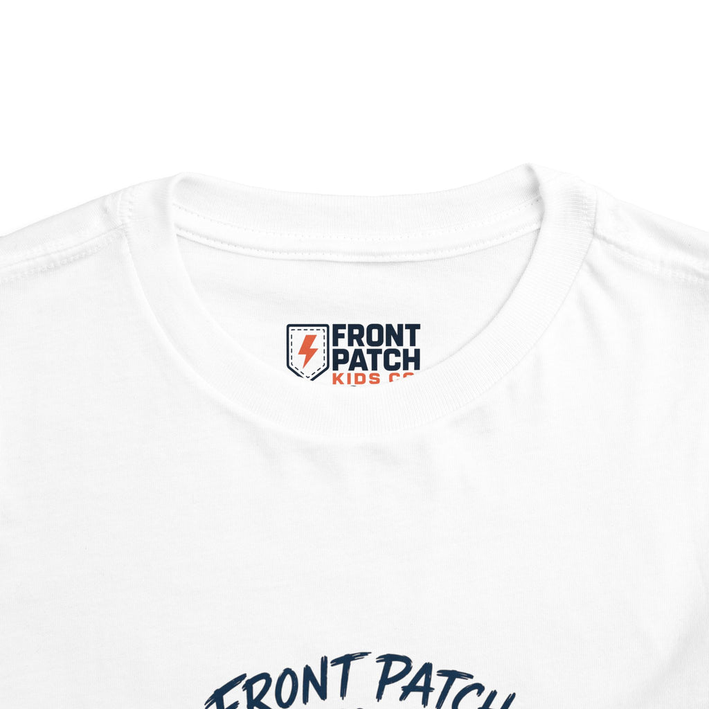 Toddler Shark Tee - "Front Patch" Ocean Shark Graphic Kids Shirt
