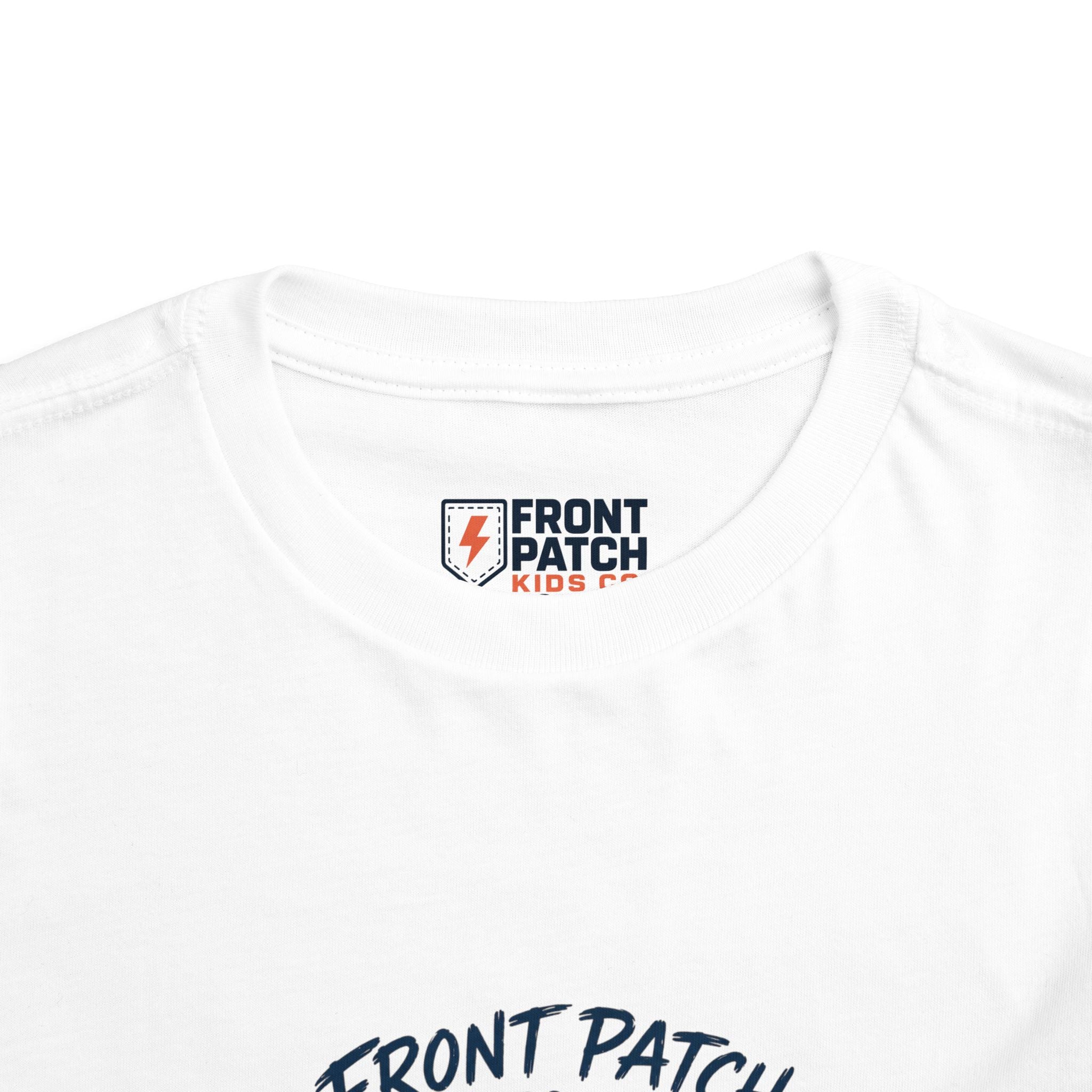 Toddler Shark Tee - "Front Patch" Ocean Shark Graphic Kids Shirt