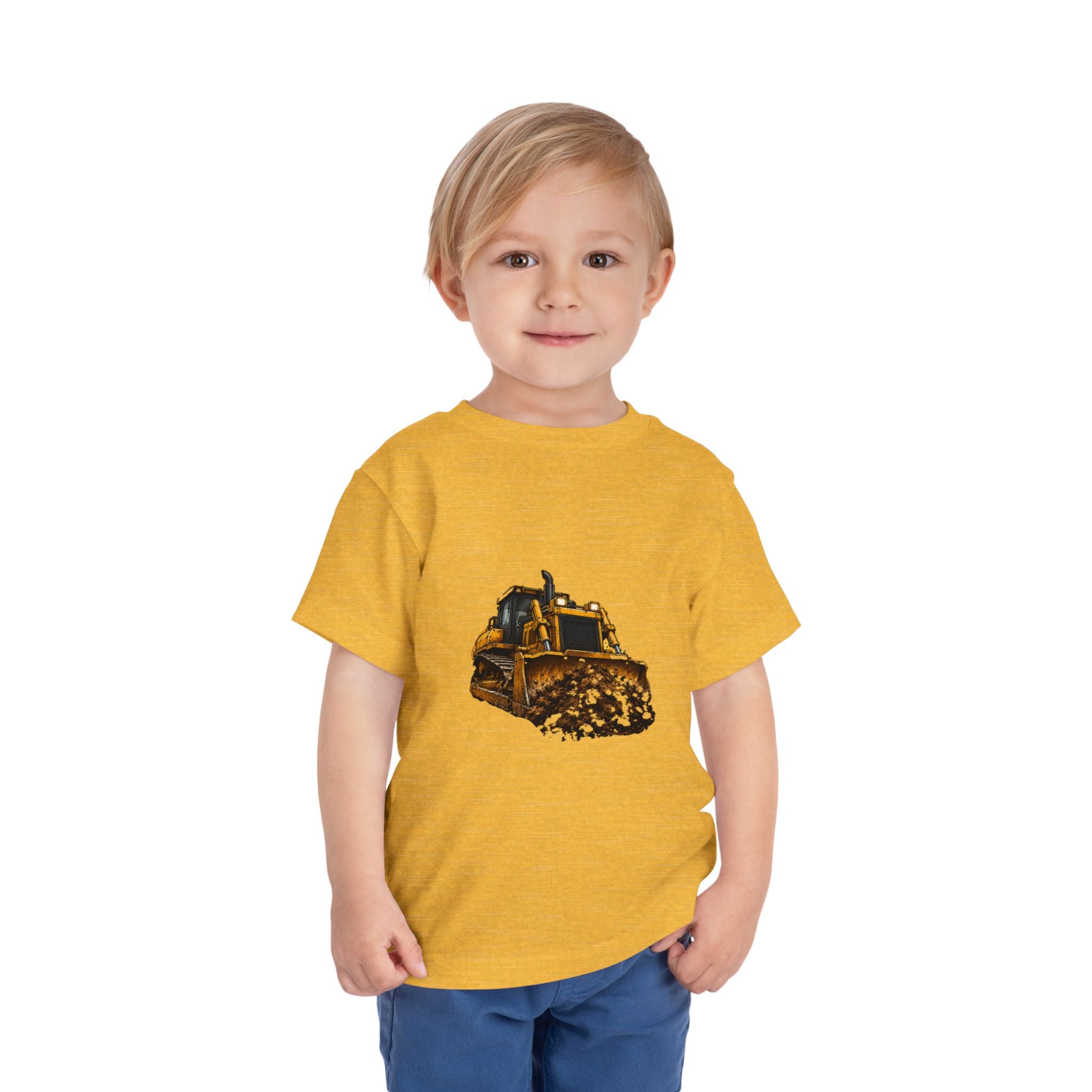Toddler Bulldozer Tee - Construction Truck Kids Shirt