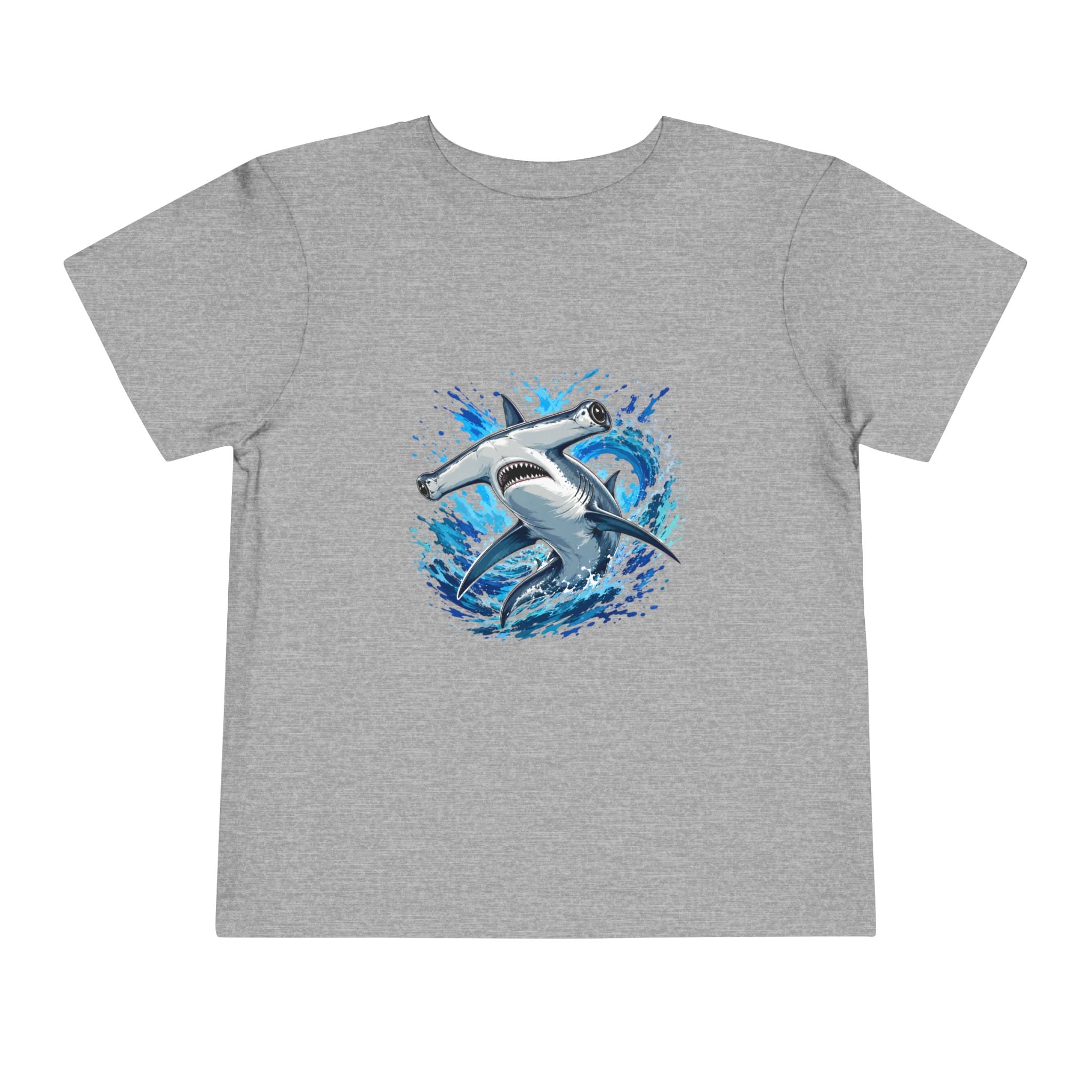 Toddler Shark T-Shirt – Playful Hammerhead Splash Tee for Kids
