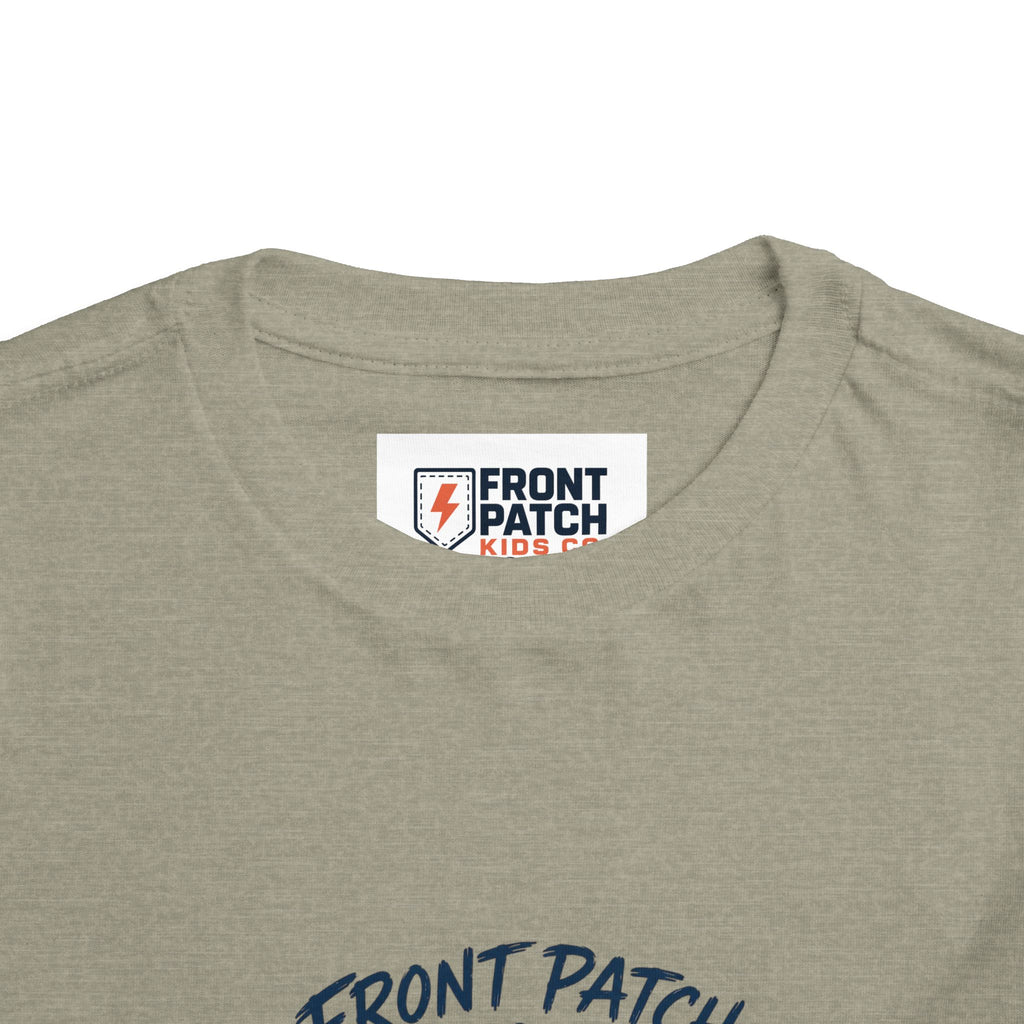 Toddler Shark Tee - "Front Patch" Ocean Shark Graphic Kids Shirt
