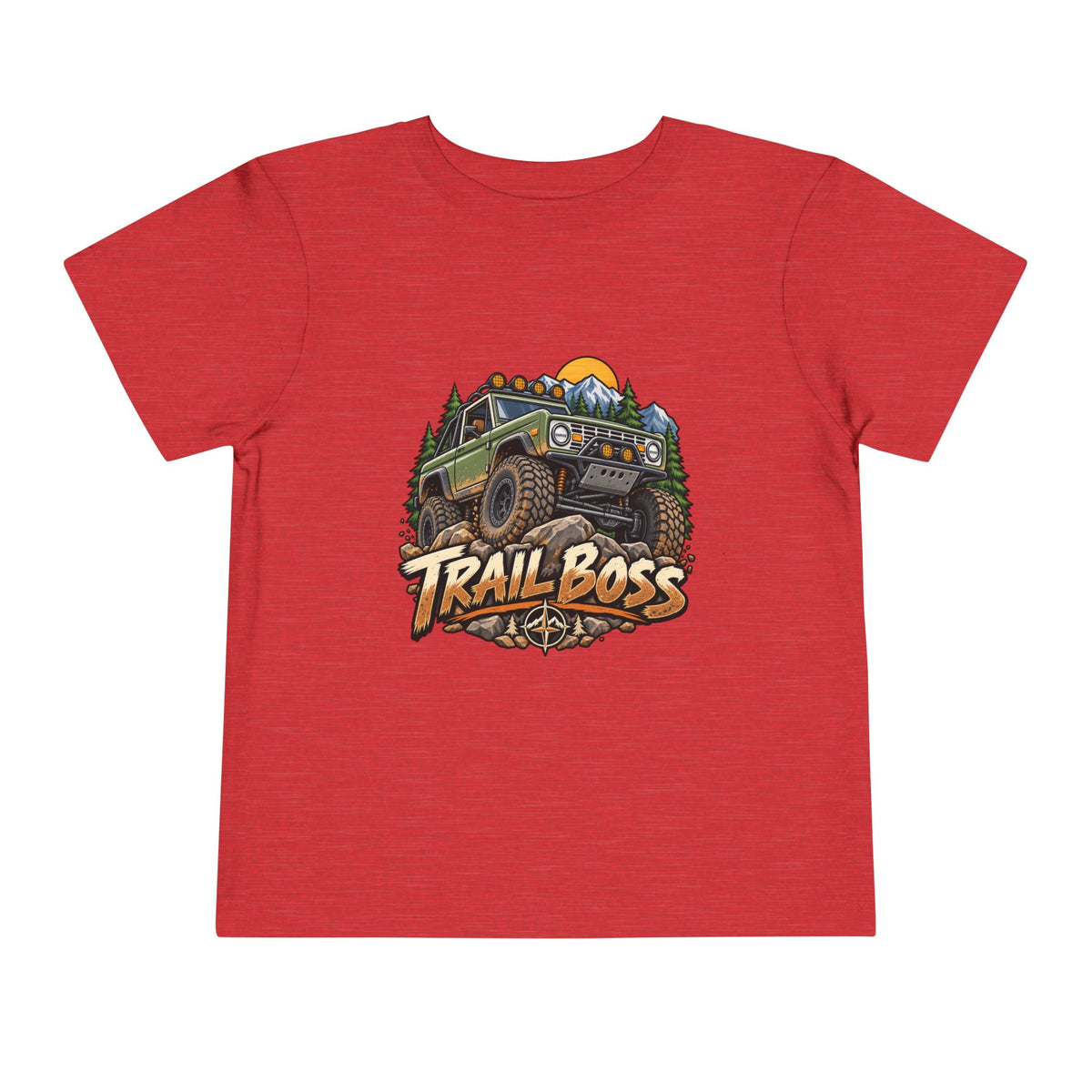 Toddler Tee - 'Trail Boss' Off-Road Jeep Graphic Shirt for Kids