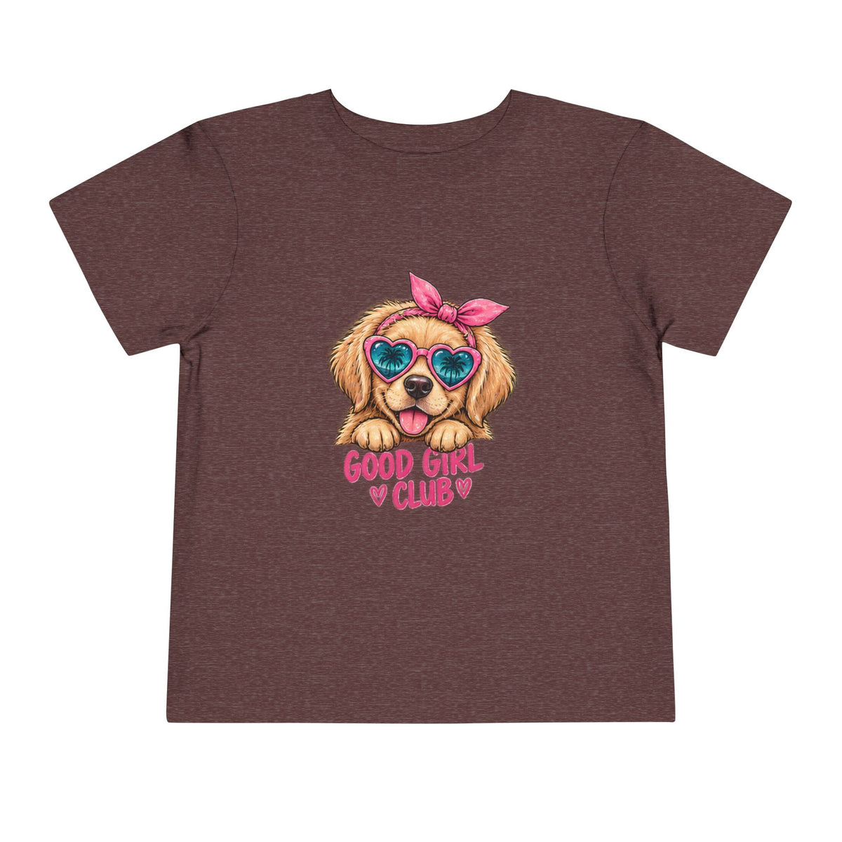 Toddler Tee — "Good Girl Club" Puppy Graphic Kids T‑Shirt