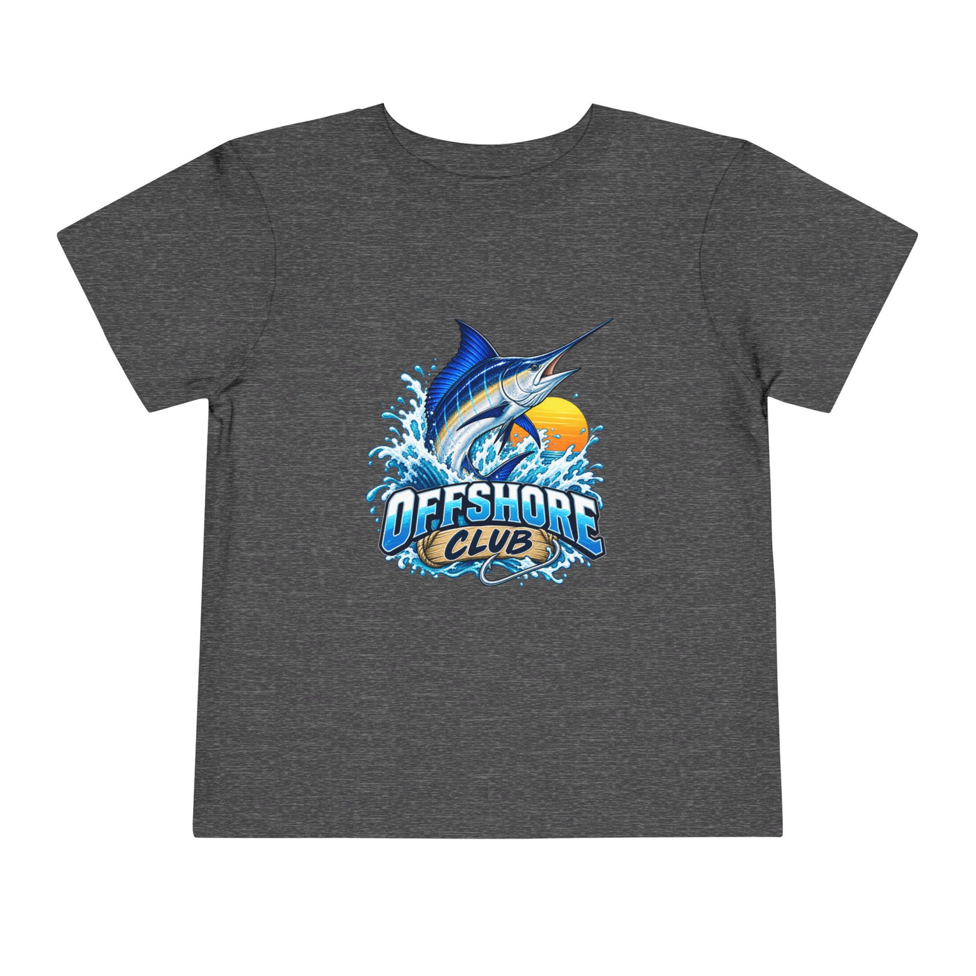 Toddler Tee — "Offshore Club" Marlin Surf & Sunset Kids Shirt