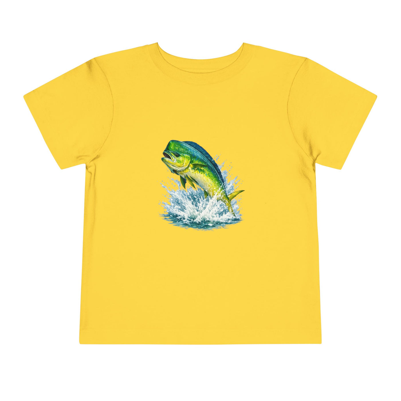 Toddler Tee — Colorful Leaping Mahi Mahi Fish Graphic