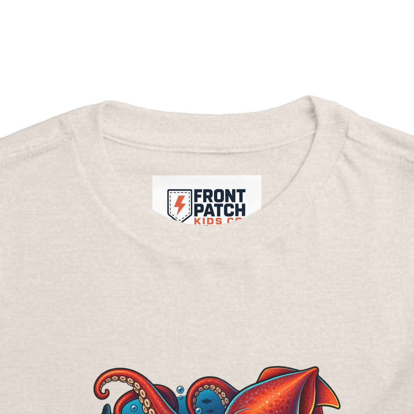 Toddler Tee — "Deep Sea Crew" Cute Squid Ocean Graphic Shirt