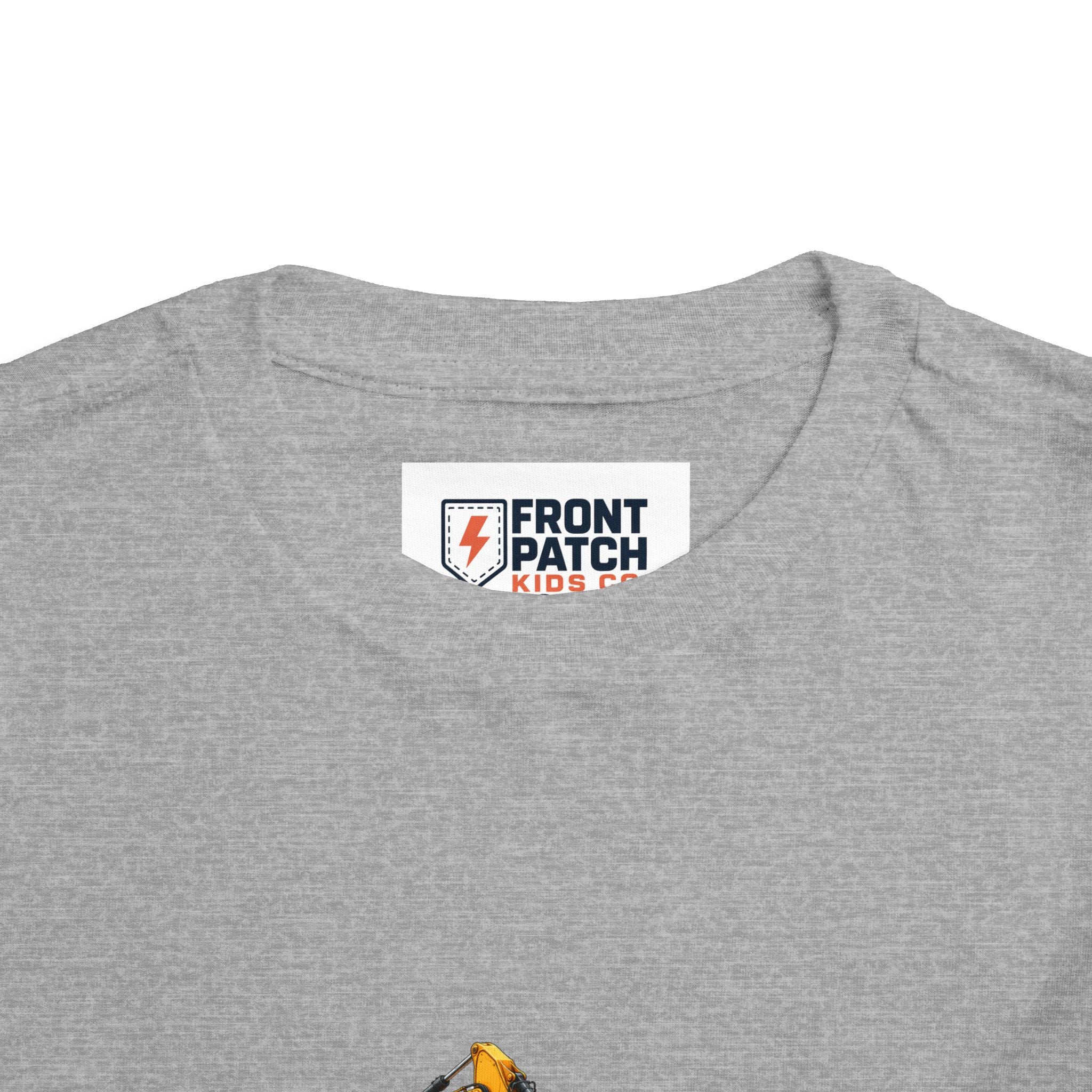 Toddler Tee — Construction Trucks Excavator & Dump Truck Graphic