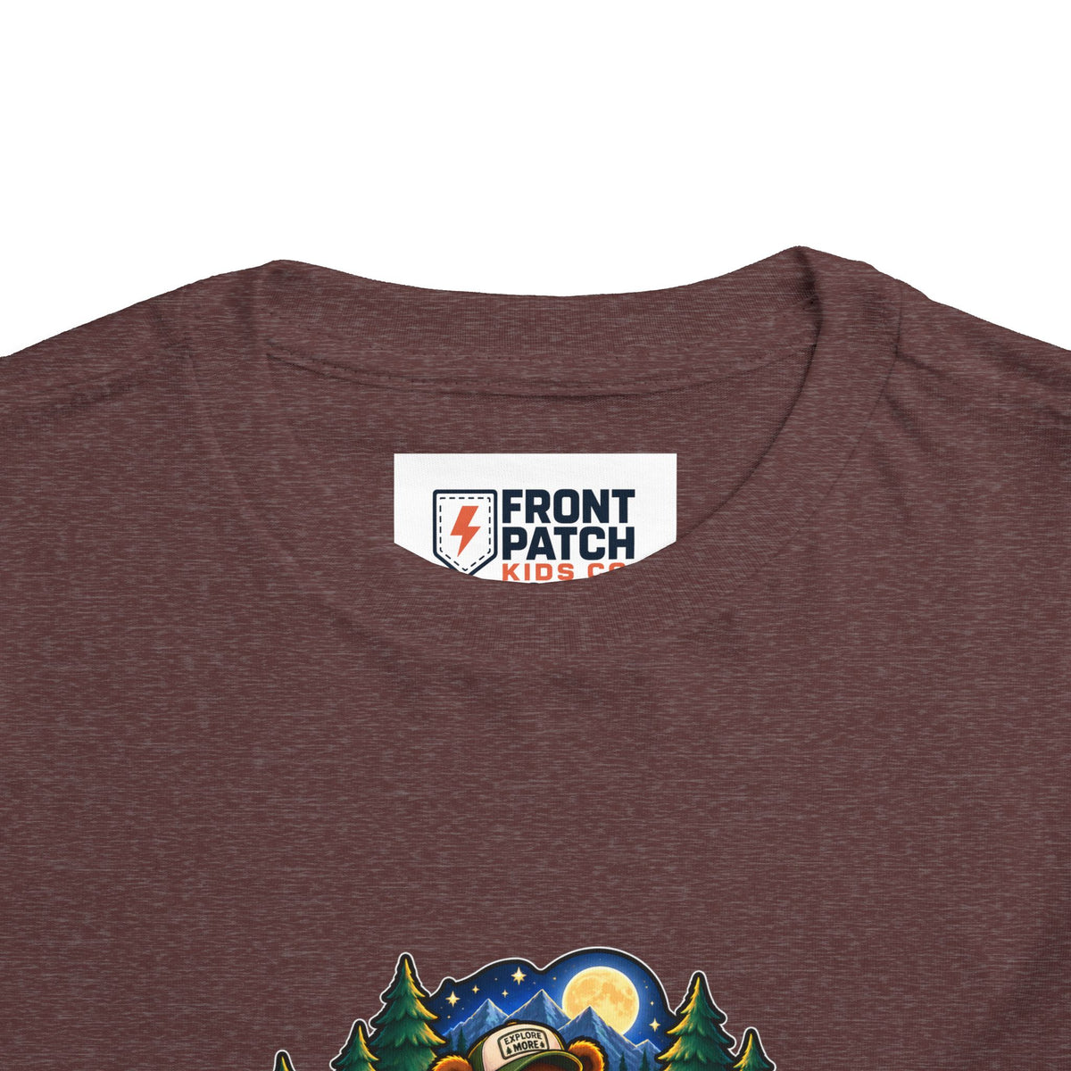 Toddler Tee — "Campfire Crew" Cute Woodland Animals Camping Shirt