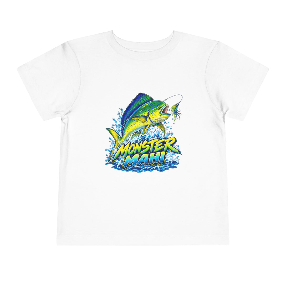 Toddler Tee — 'Monster Mahi' Fishing Graphic Kids Shirt