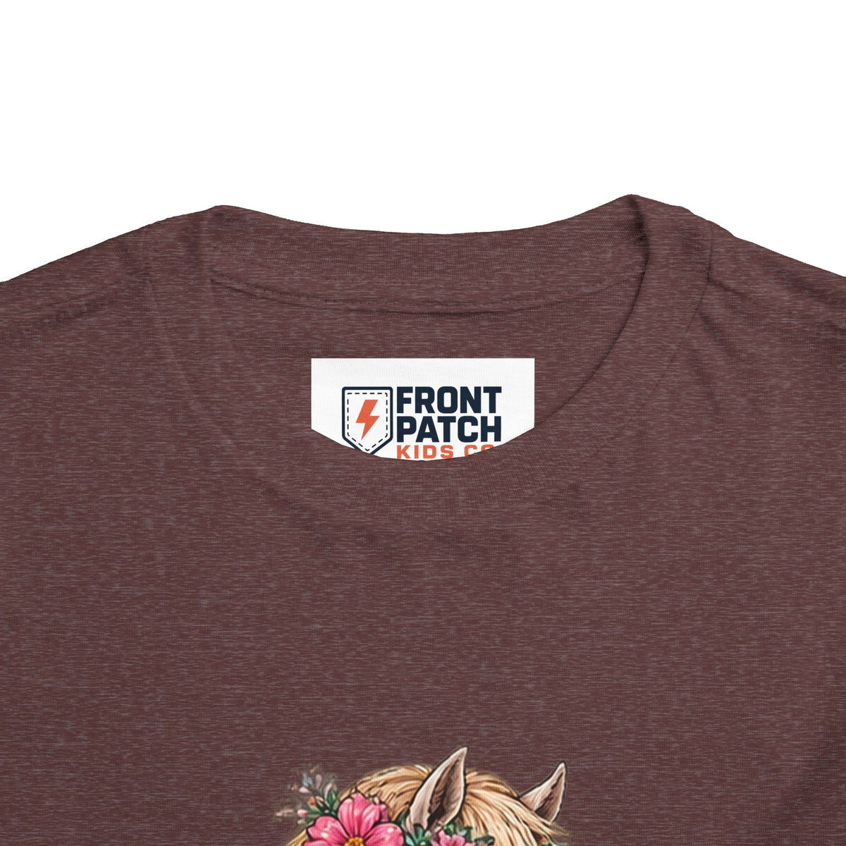 Toddler Tee — Floral Horse "Kind Hearts Bright Days" Cute Pony Shirt