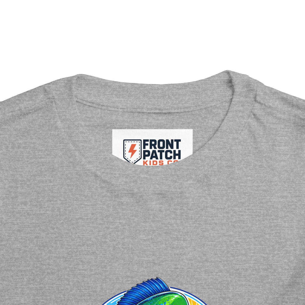 Toddler Tee — Colorful Mahi Mahi Fish Surf Ocean Graphic