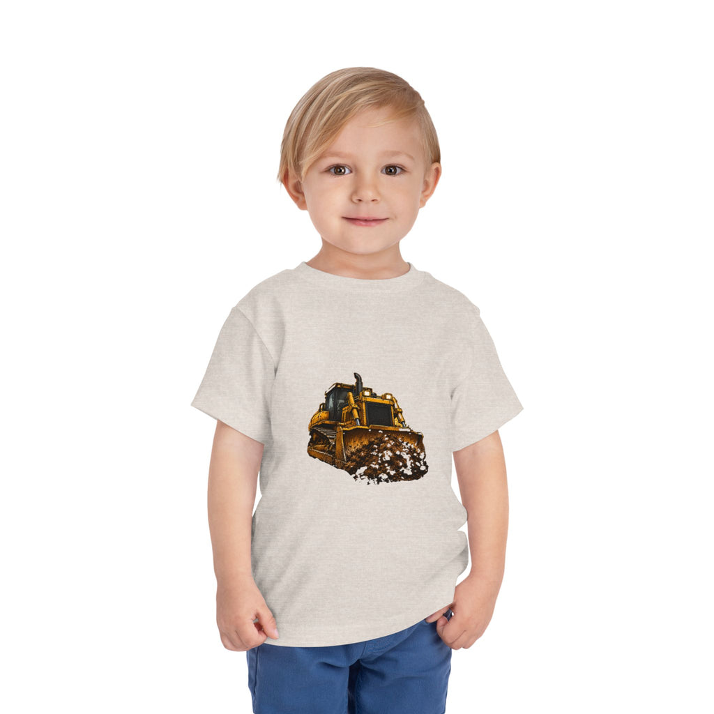 Toddler Bulldozer Tee - Construction Truck Kids Shirt