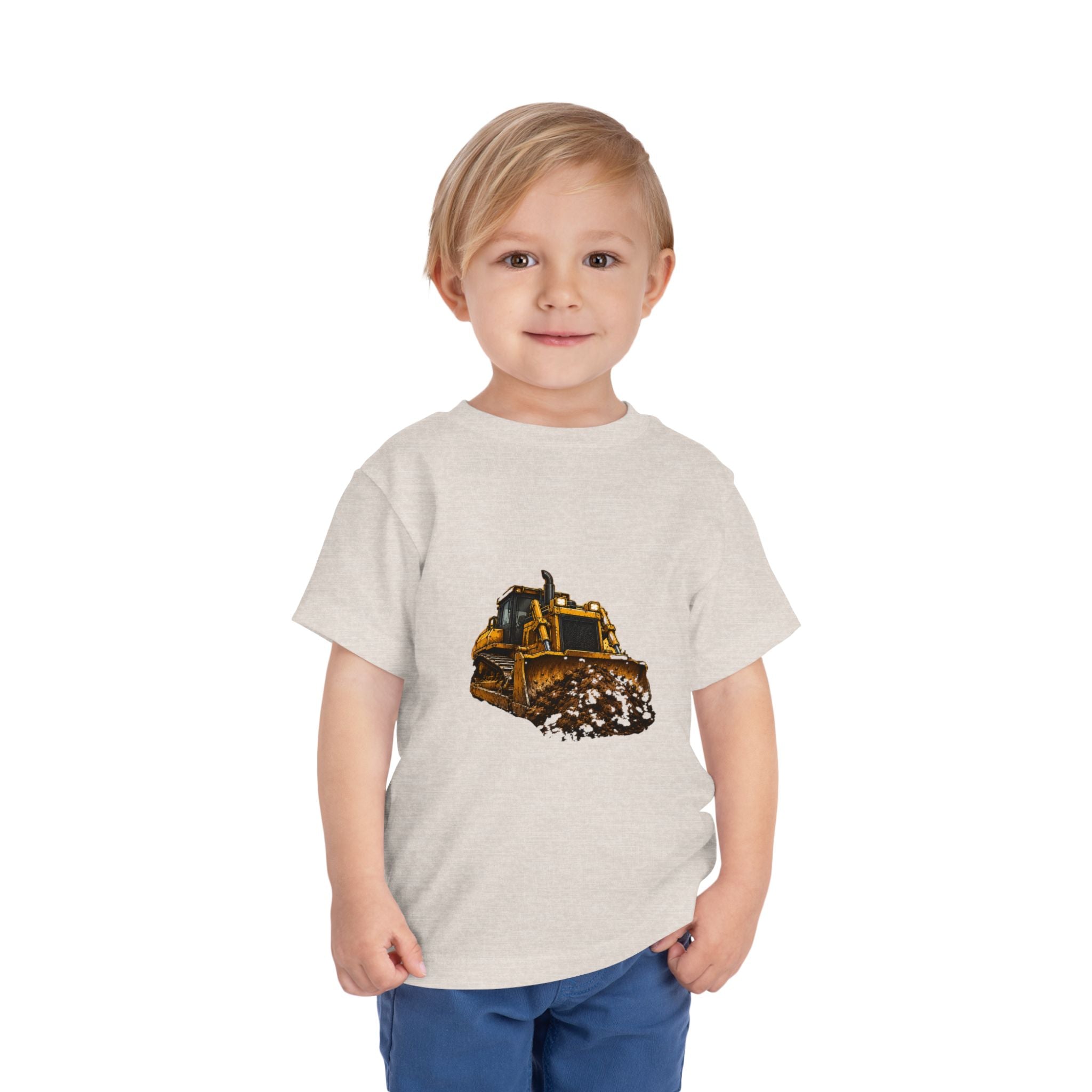 Toddler Bulldozer Tee - Construction Truck Kids Shirt