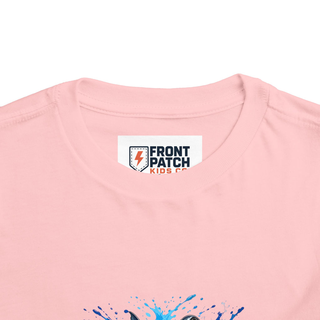 Toddler Shark T-Shirt – Playful Hammerhead Splash Tee for Kids