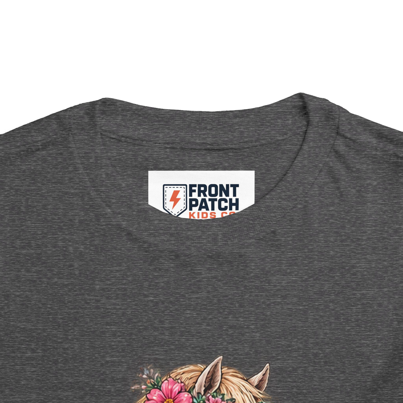 Toddler Tee — Floral Horse "Kind Hearts Bright Days" Cute Pony Shirt