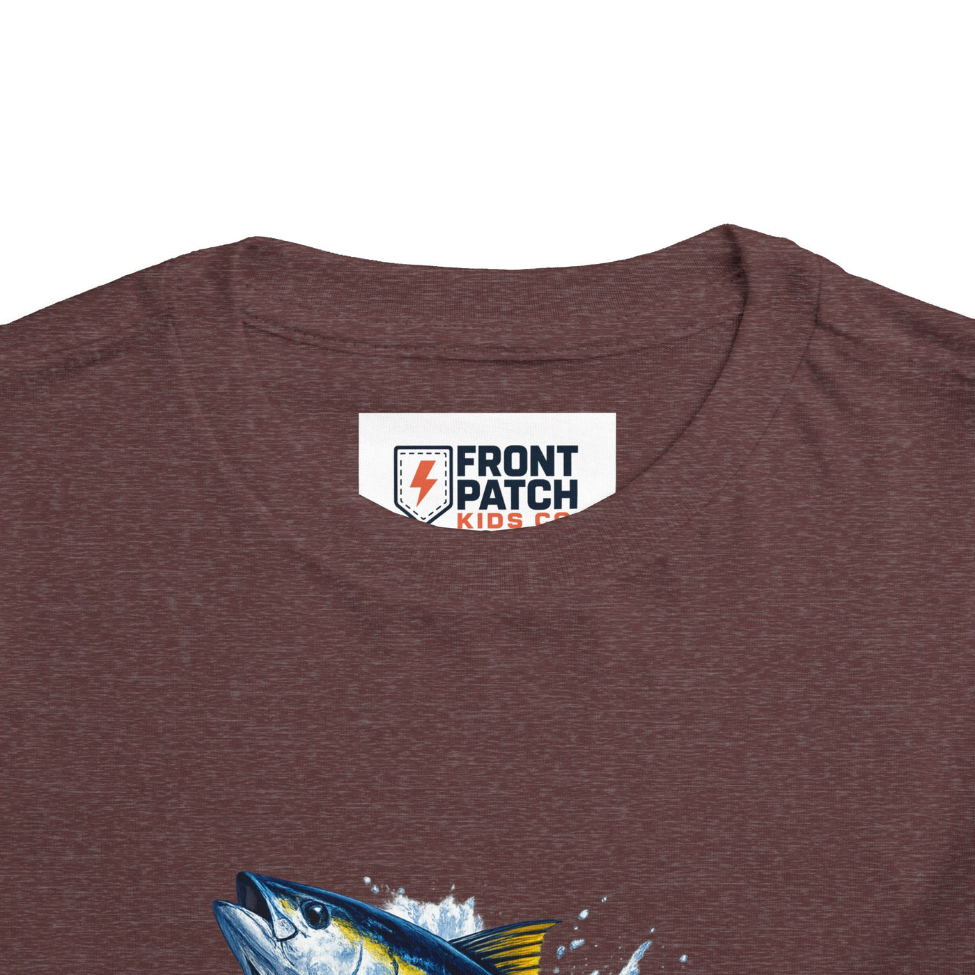 Toddler Tee — Leaping Yellowfin Tuna Splash Graphic
