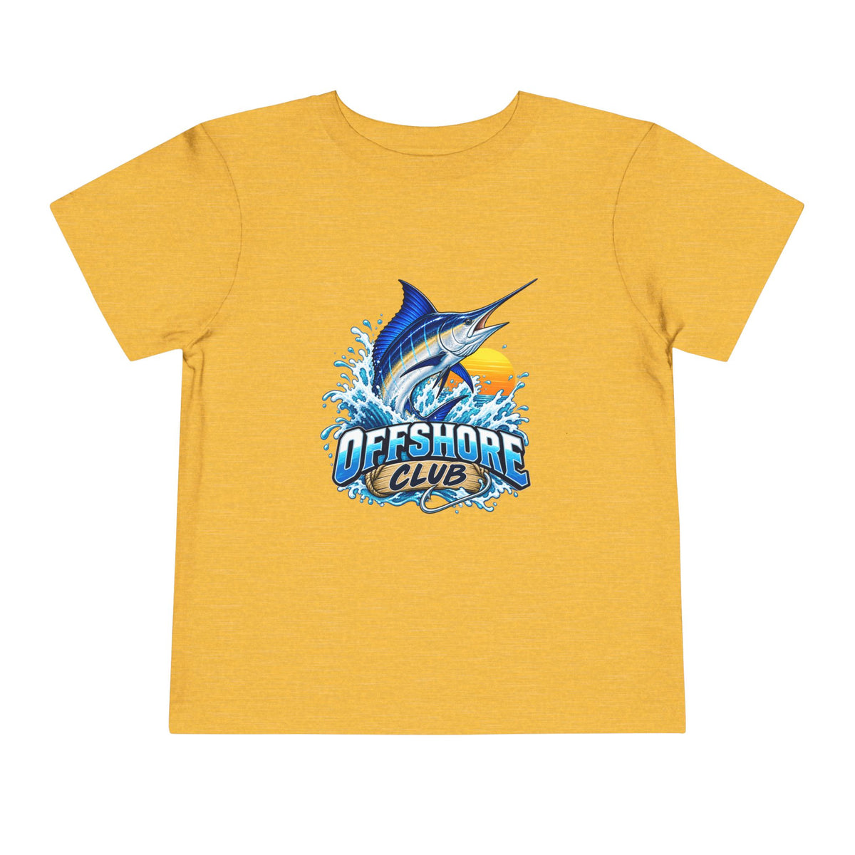 Toddler Tee — "Offshore Club" Marlin Surf & Sunset Kids Shirt