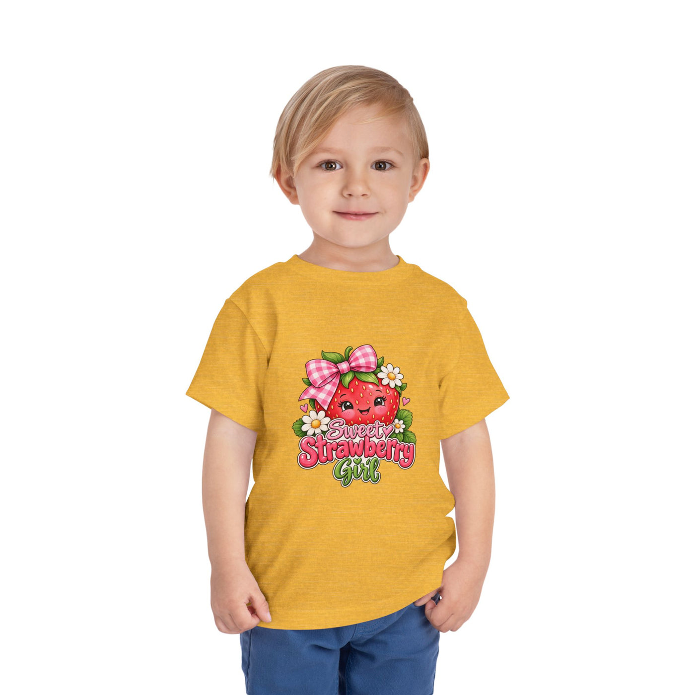 Sweet Strawberry Girl Toddler Tee